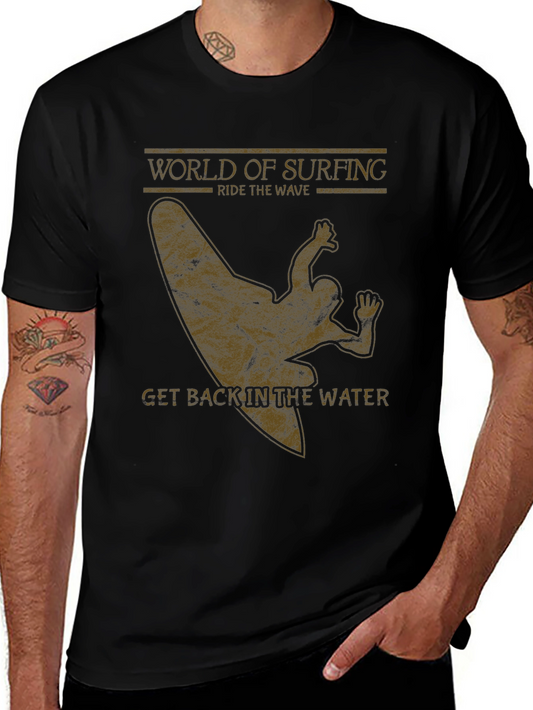 World of Surfing Graphic Tee - Ride the Wave