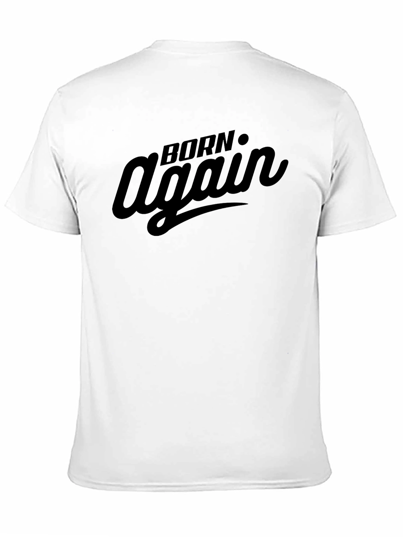 Born Again Graphic Tee - Classic Black T-Shirt