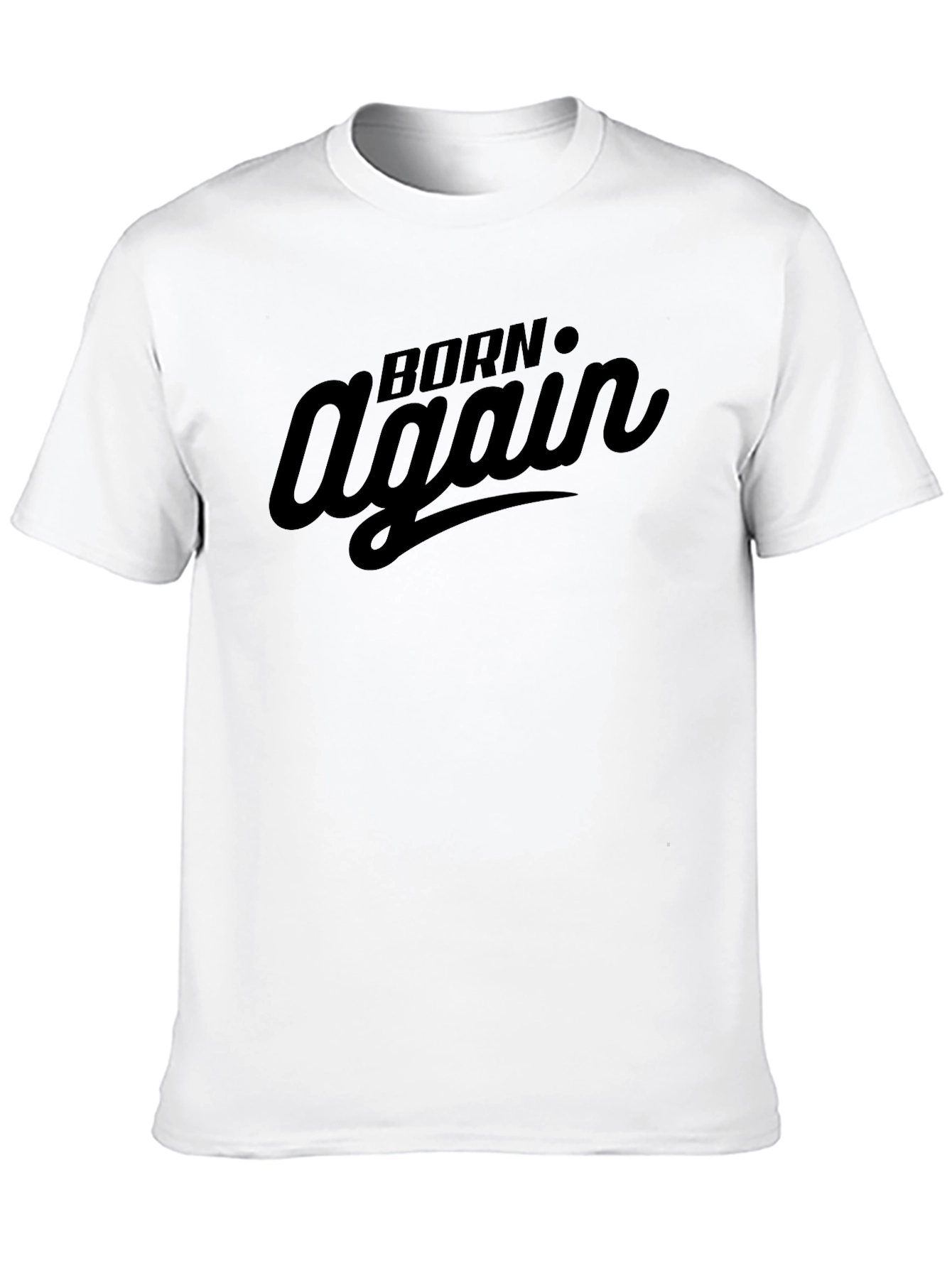 Born Again Graphic Tee - Classic Black T-Shirt