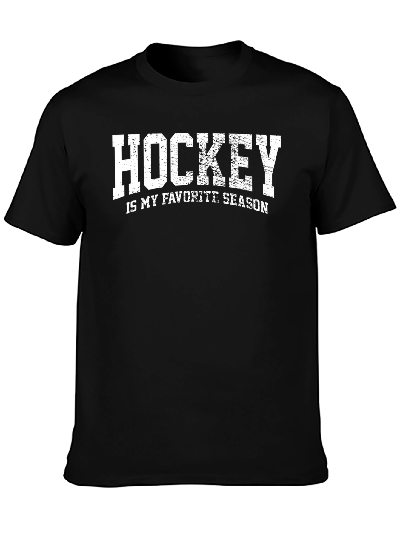 Hockey is My Favorite Season T-Shirt - Black