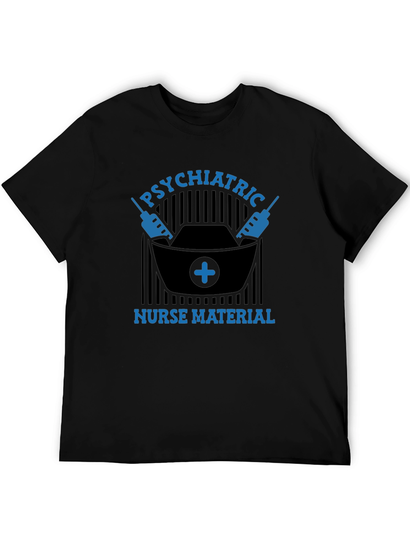 Psychiatric Nurse Material Graphic T-Shirt
