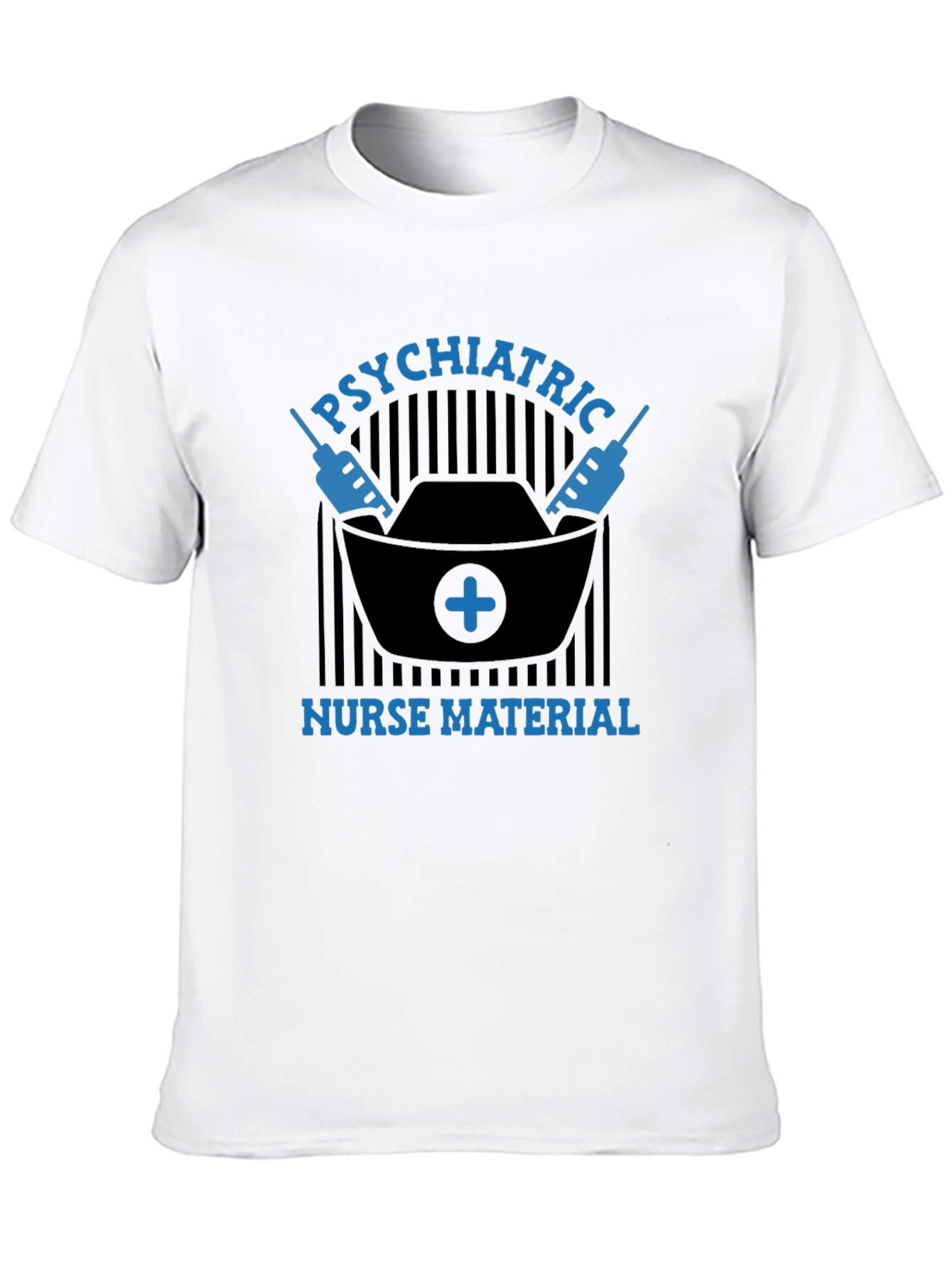 Psychiatric Nurse Material Graphic T-Shirt