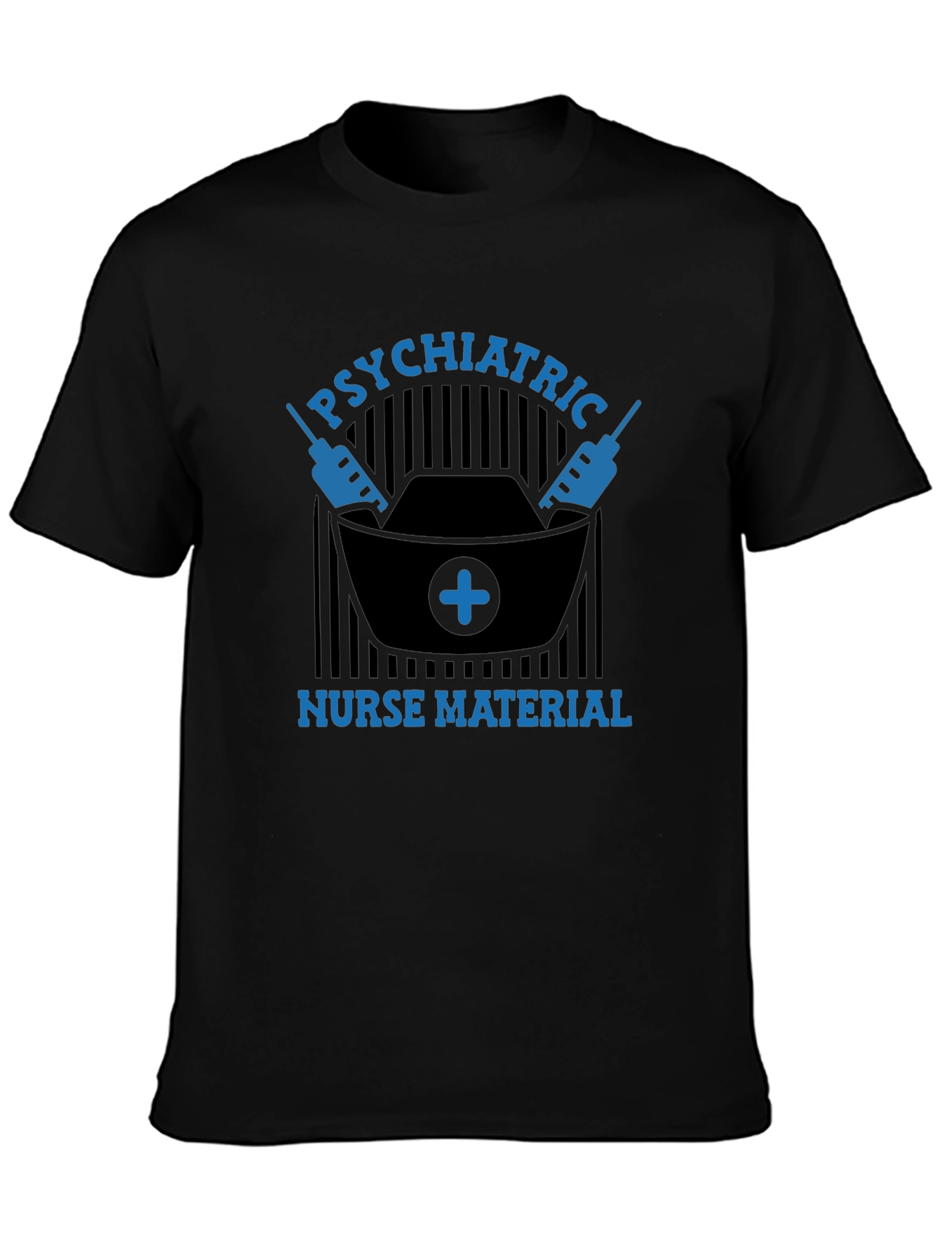 Psychiatric Nurse Material Graphic T-Shirt