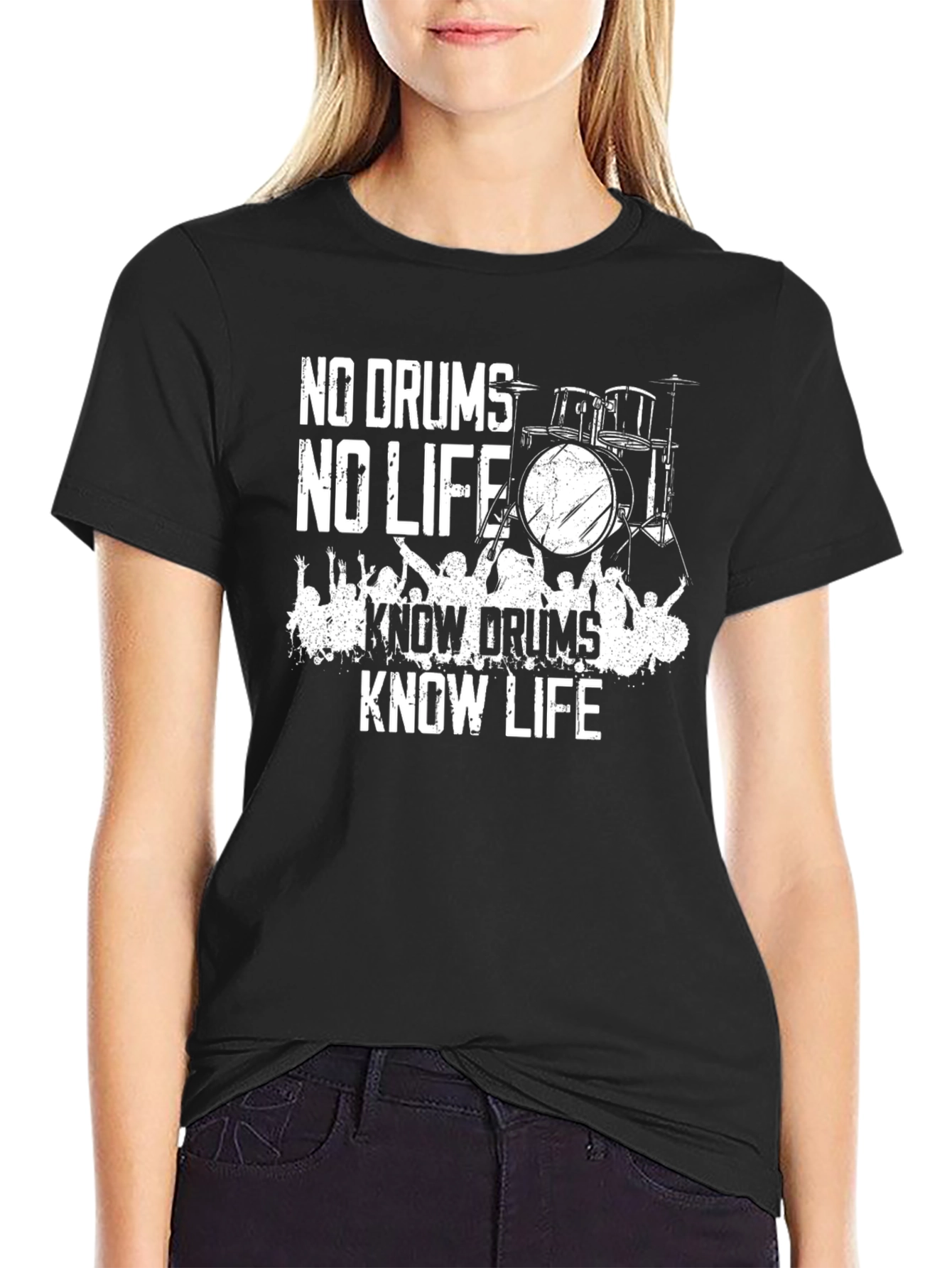 No Drums No Life Mens Graphic Tee