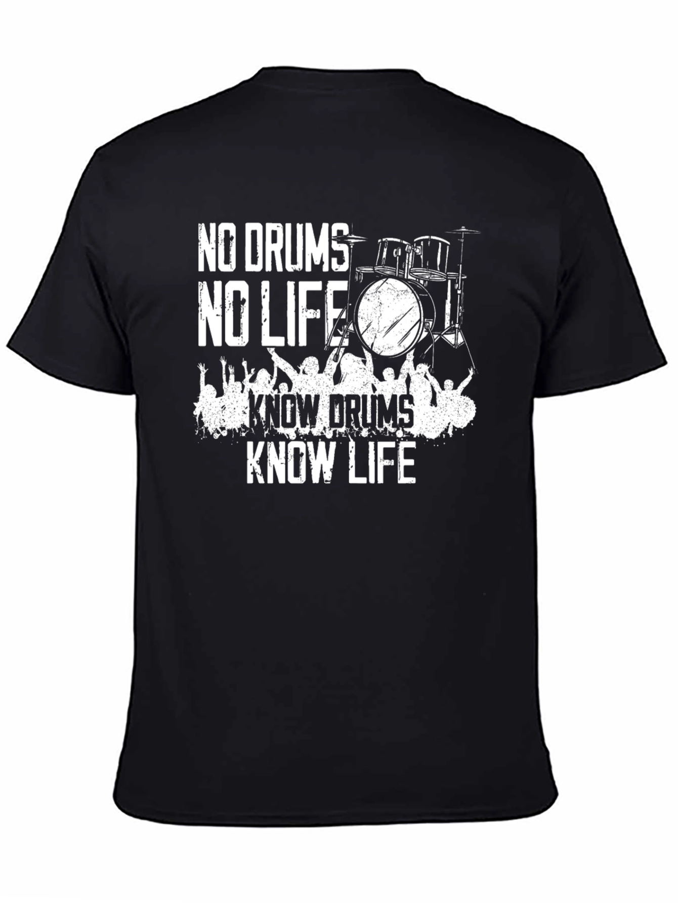 No Drums No Life Mens Graphic Tee