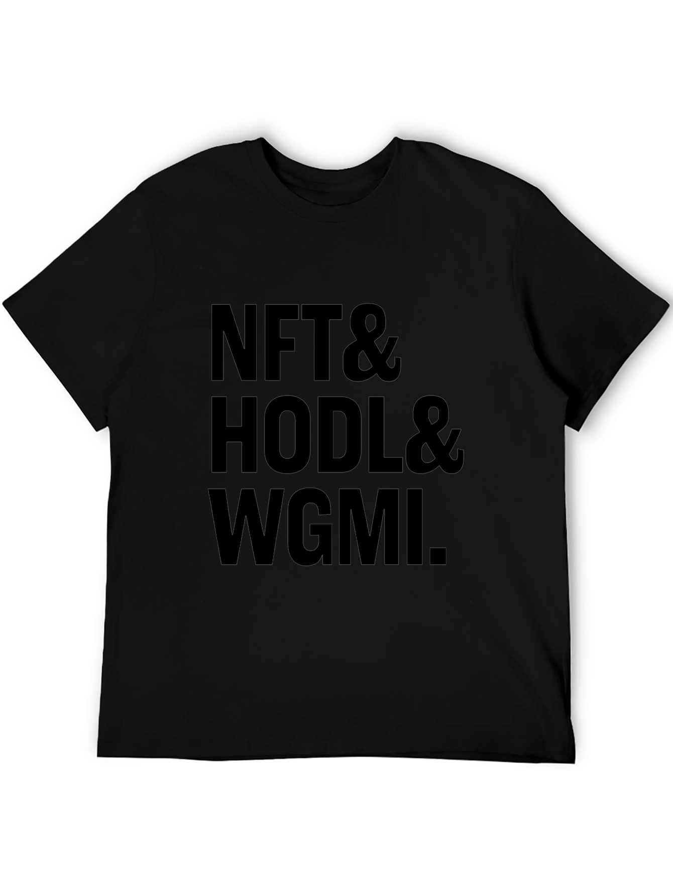 NFT HODL WGMI Black Crypto T-Shirt