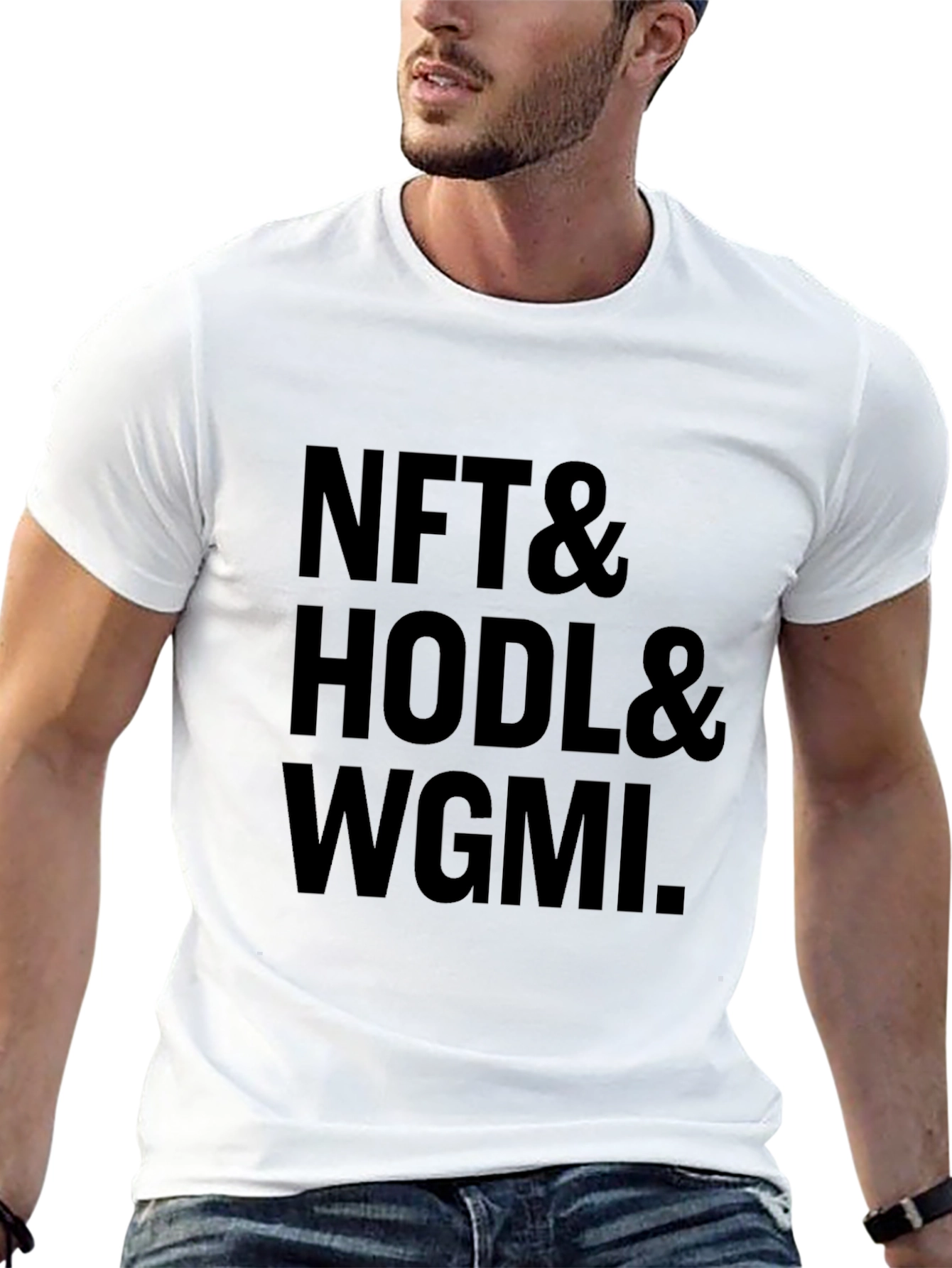 NFT HODL WGMI Black Crypto T-Shirt