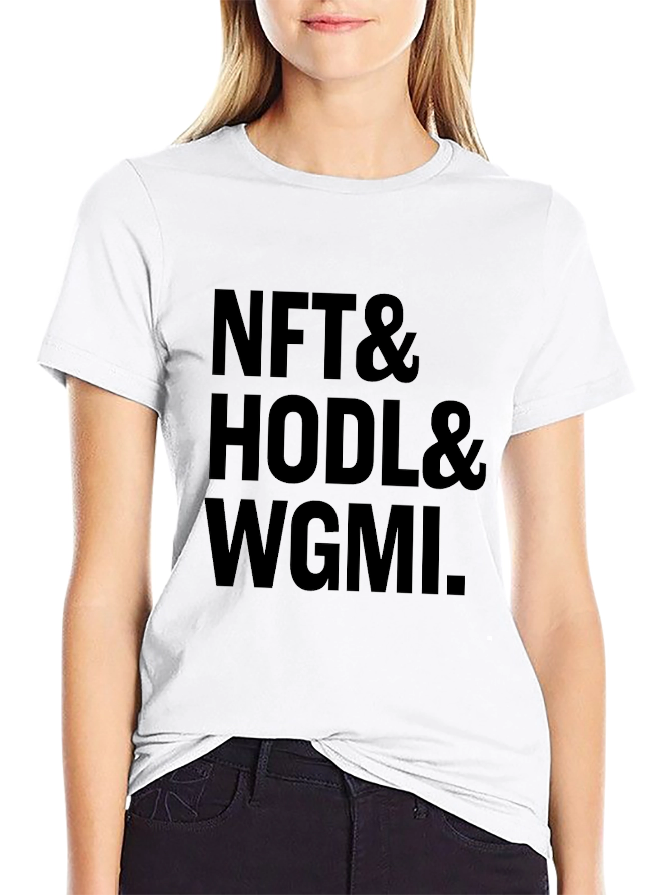 NFT HODL WGMI Black Crypto T-Shirt