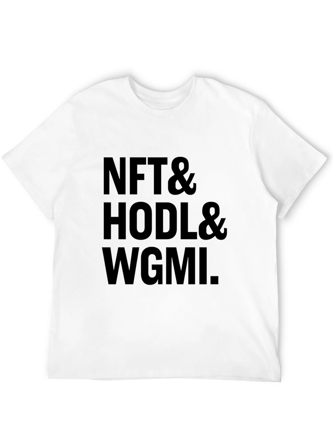 NFT HODL WGMI Black Crypto T-Shirt