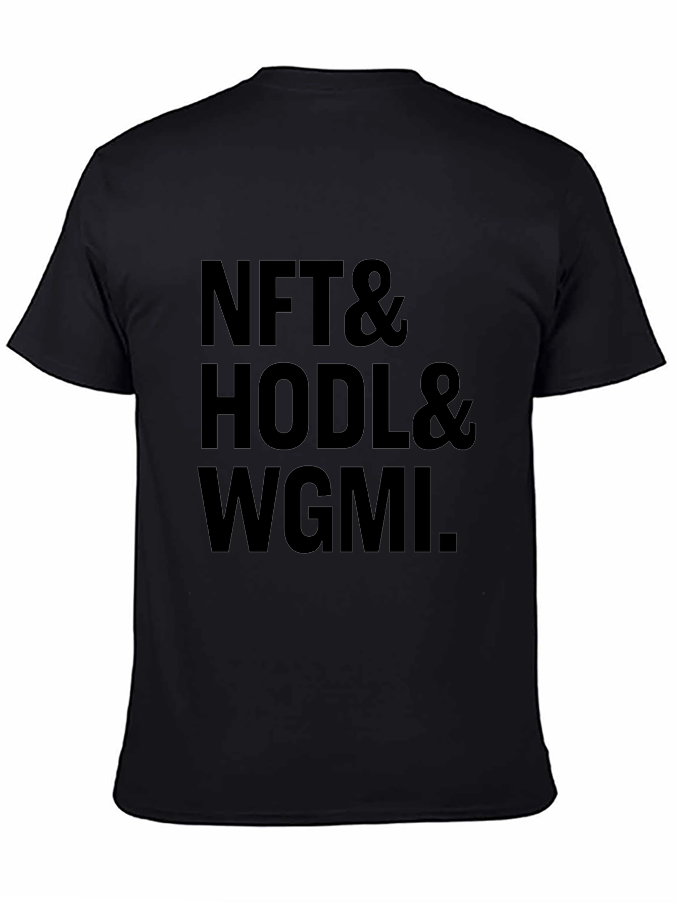NFT HODL WGMI Black Crypto T-Shirt
