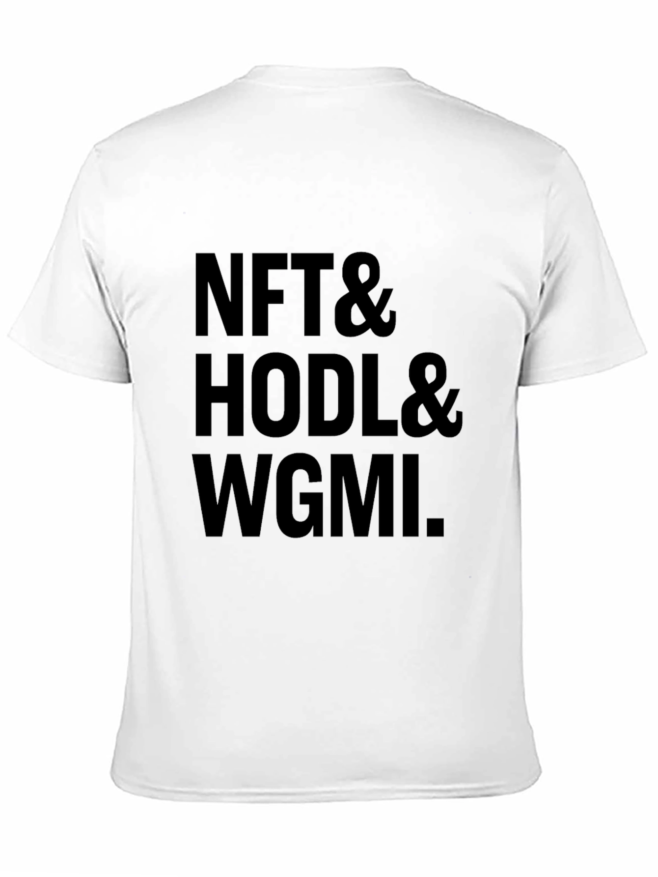 NFT HODL WGMI Black Crypto T-Shirt