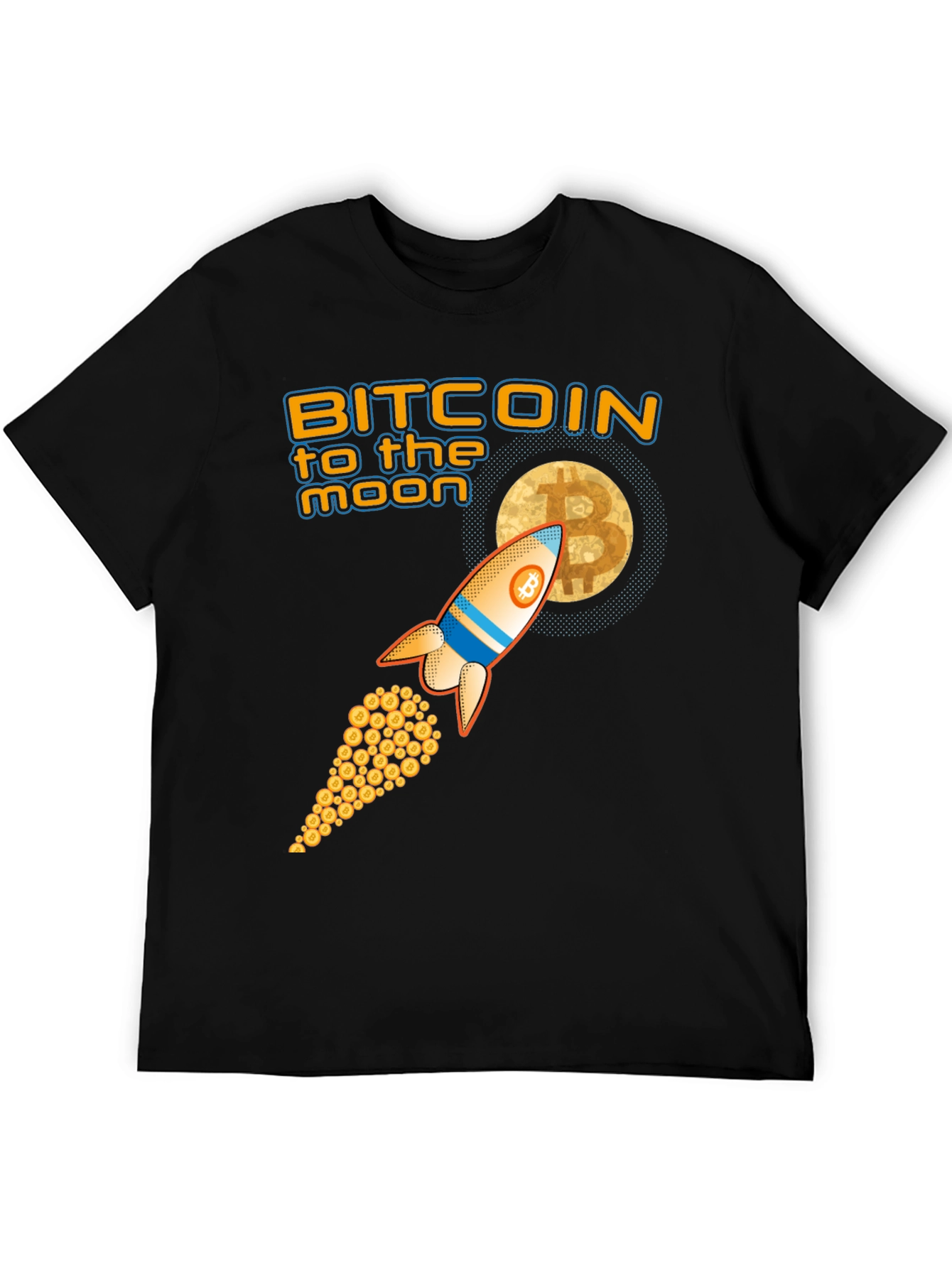 Bitcoin to the Moon Graphic Tee