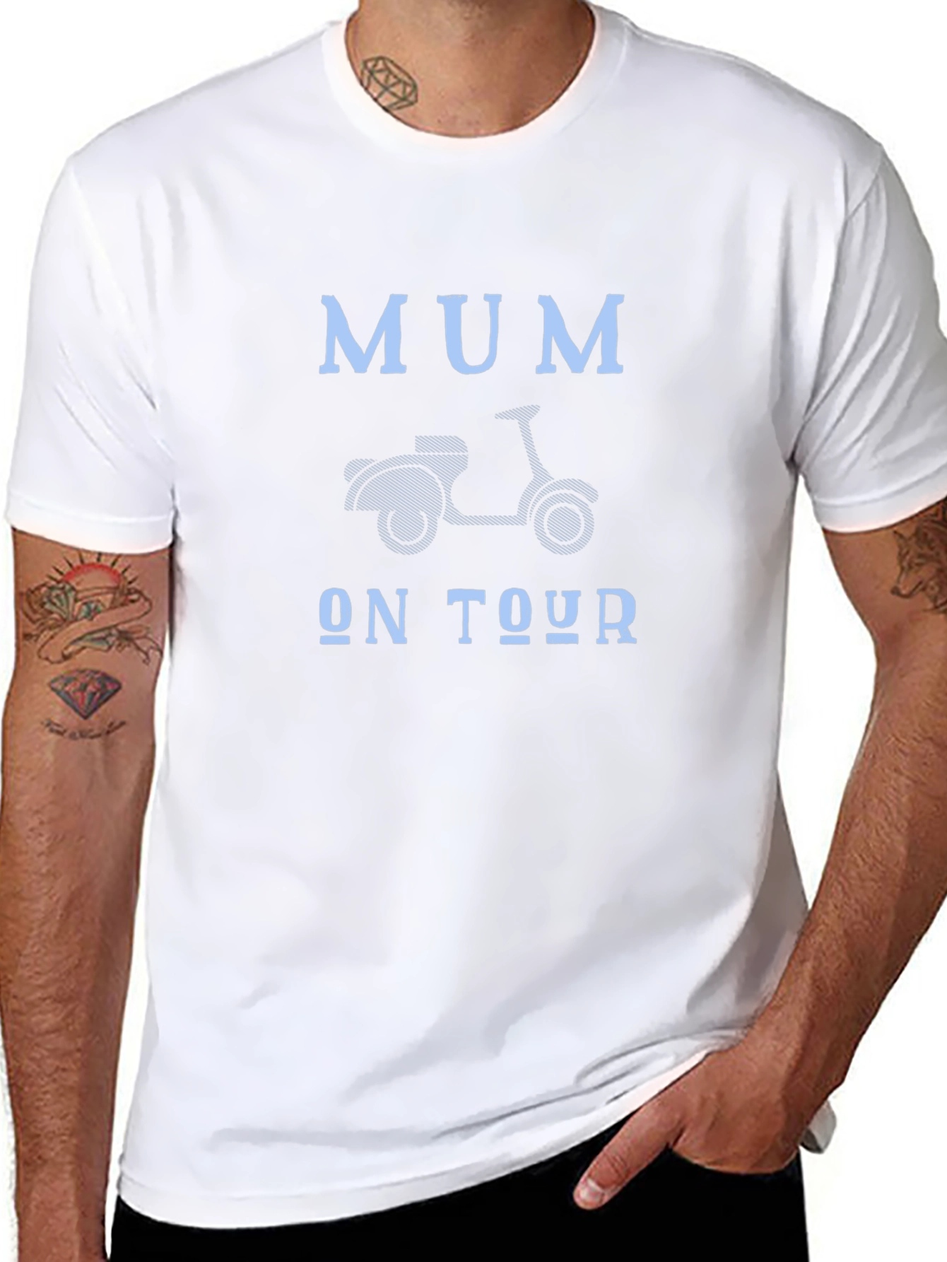Mum on Tour Black T-Shirt