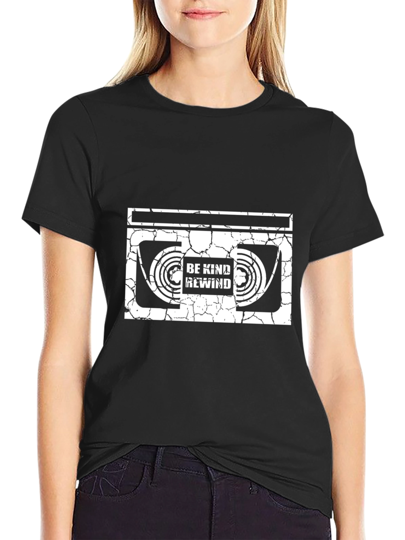 Retro Cassette T-Shirt: Be Kind Rewind