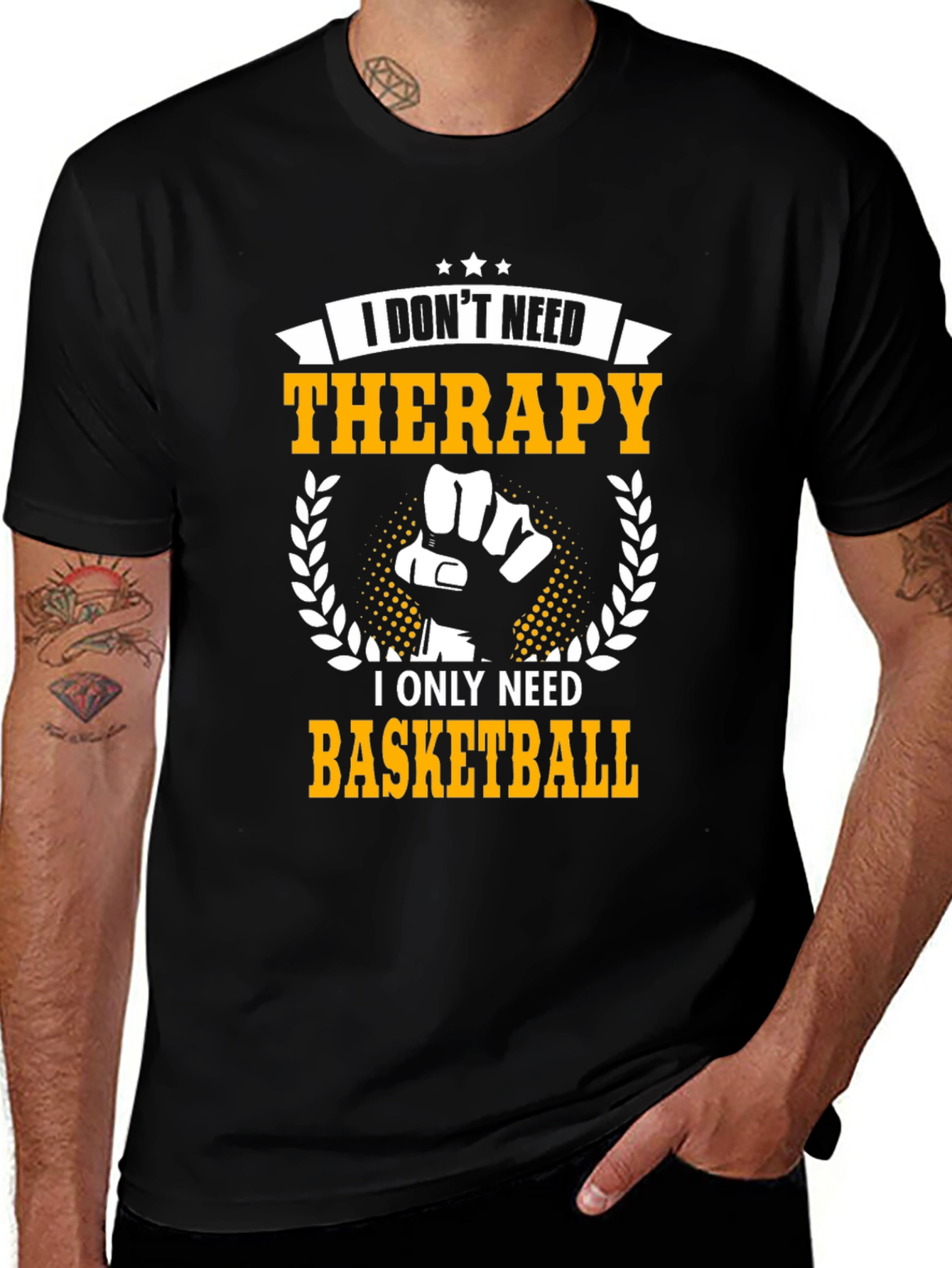 Basketball Therapy Graphic T-Shirt