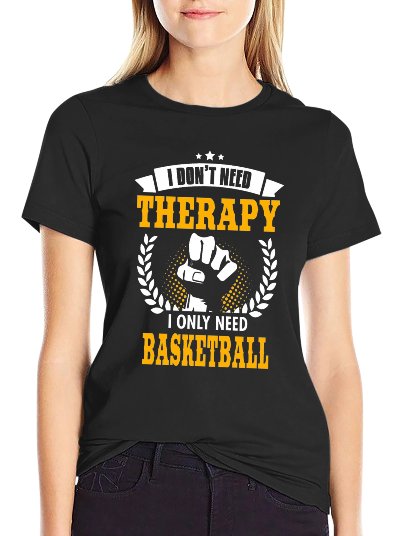 Basketball Therapy Graphic T-Shirt