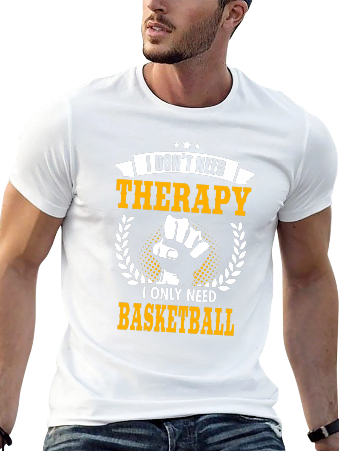 Basketball Therapy Graphic T-Shirt