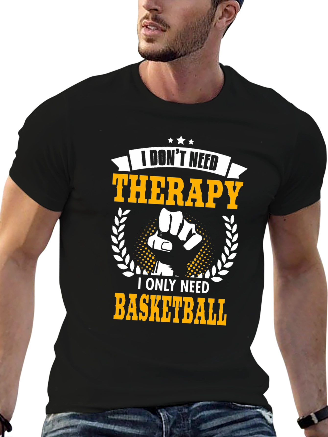 Basketball Therapy Graphic T-Shirt