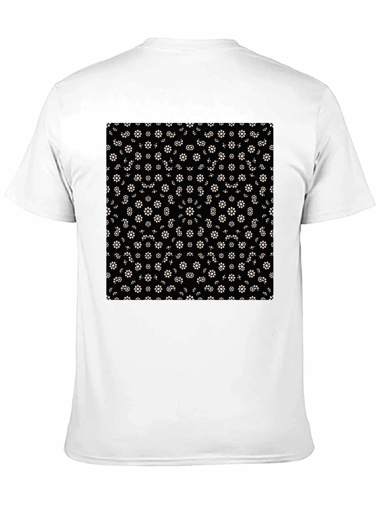 Floral Print Black T-Shirt - Stylish Everyday Wear