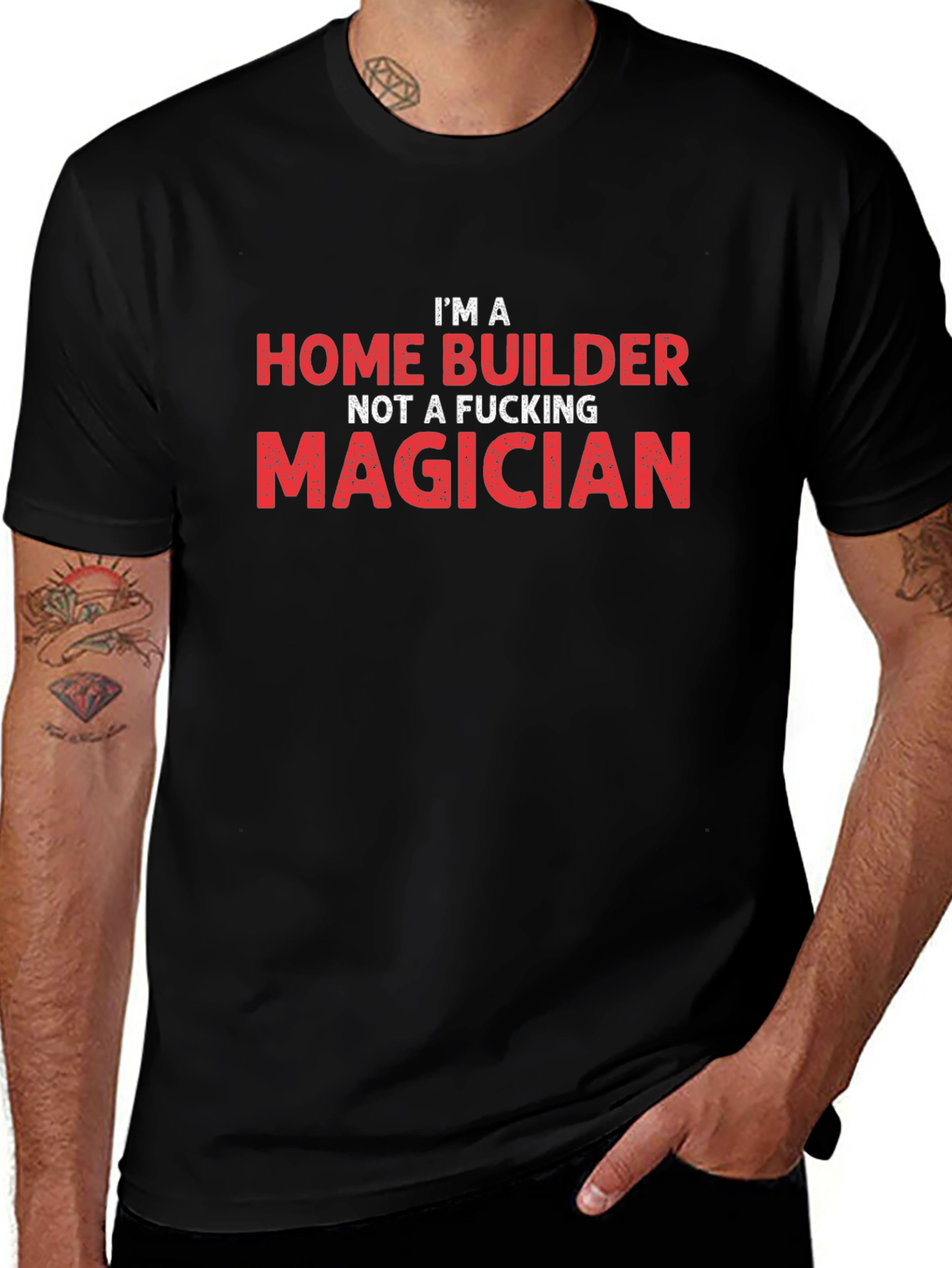 Home Builder T-Shirt - Funny Construction Worker Tee