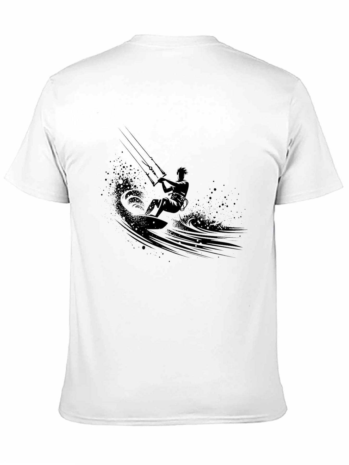 Black Kite Surfer Graphic Tee