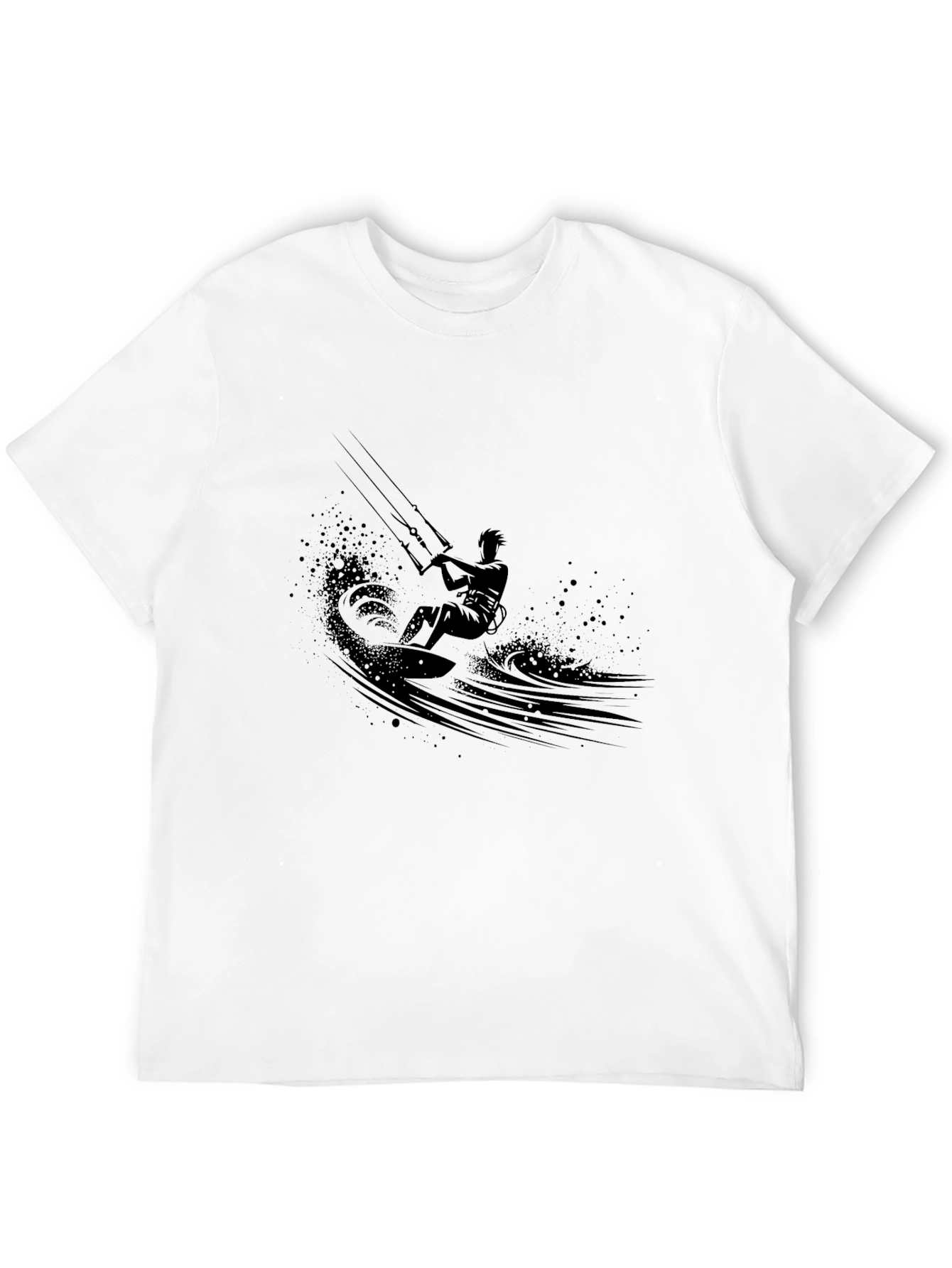 Black Kite Surfer Graphic Tee