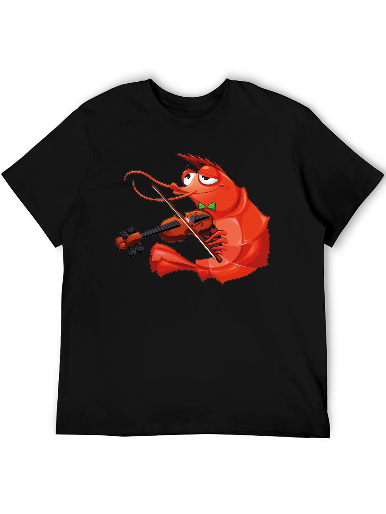 Shrimp Violinist T-Shirt - Funny Music Lover Tee