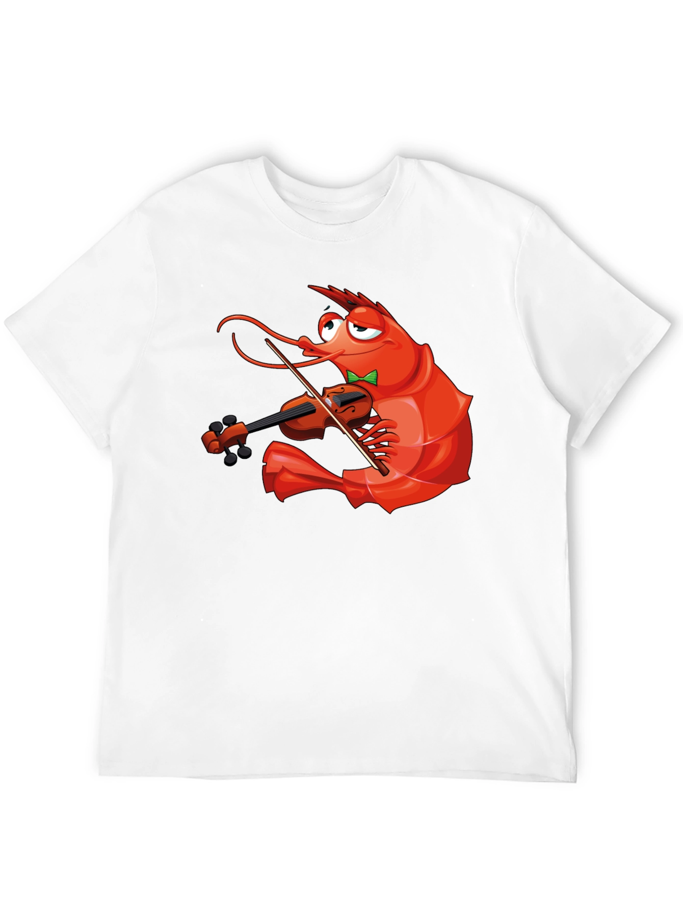 Shrimp Violinist T-Shirt - Funny Music Lover Tee