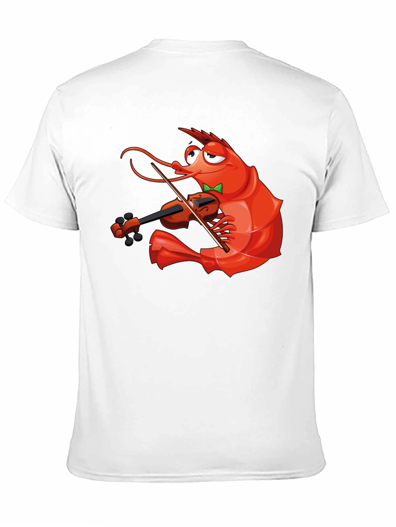 Shrimp Violinist T-Shirt - Funny Music Lover Tee
