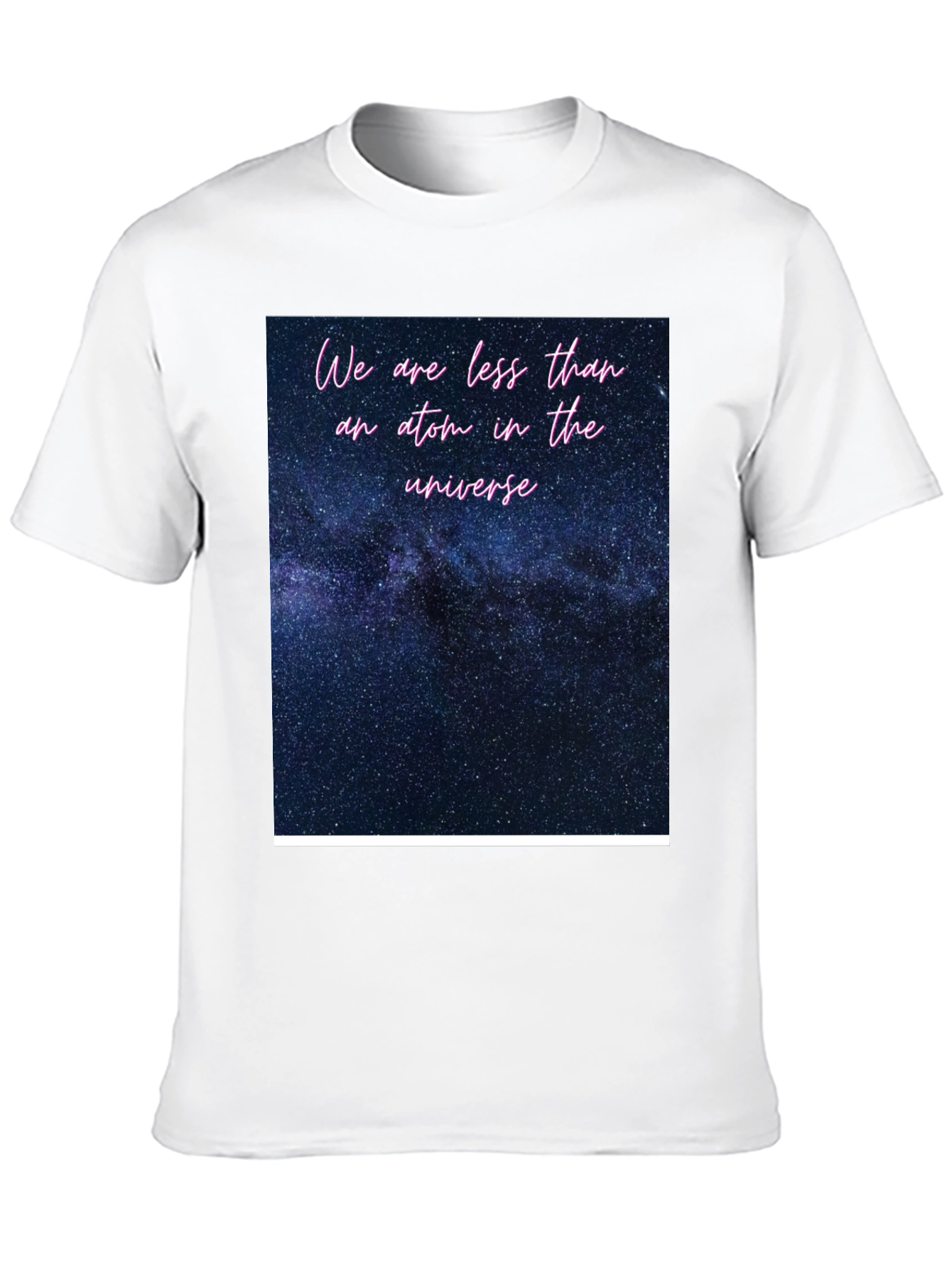 Cosmic Universe Graphic Tee - Soft Black T-Shirt