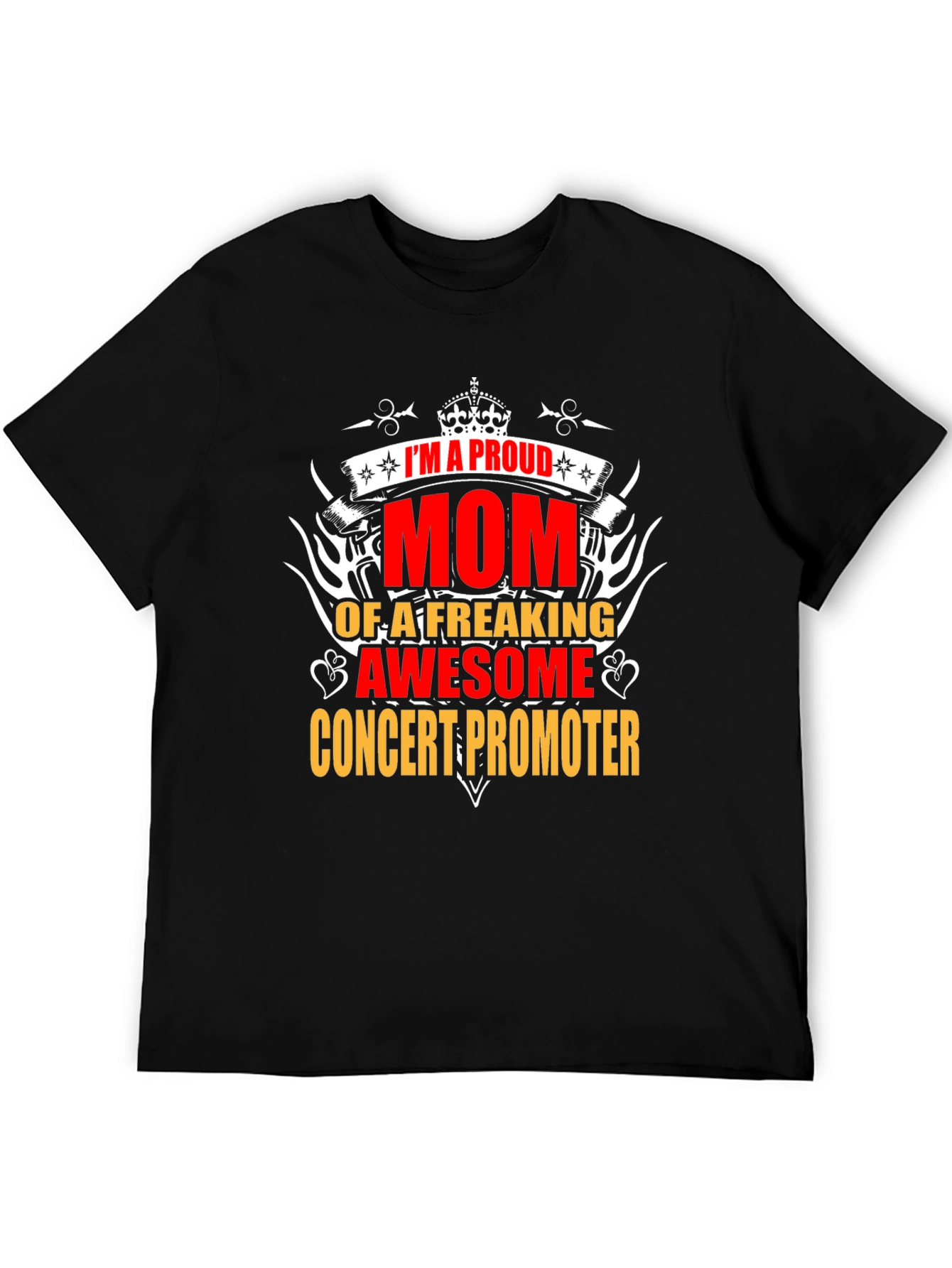 Proud Mom Concert Promoter T-Shirt - Awesome Graphic Tee