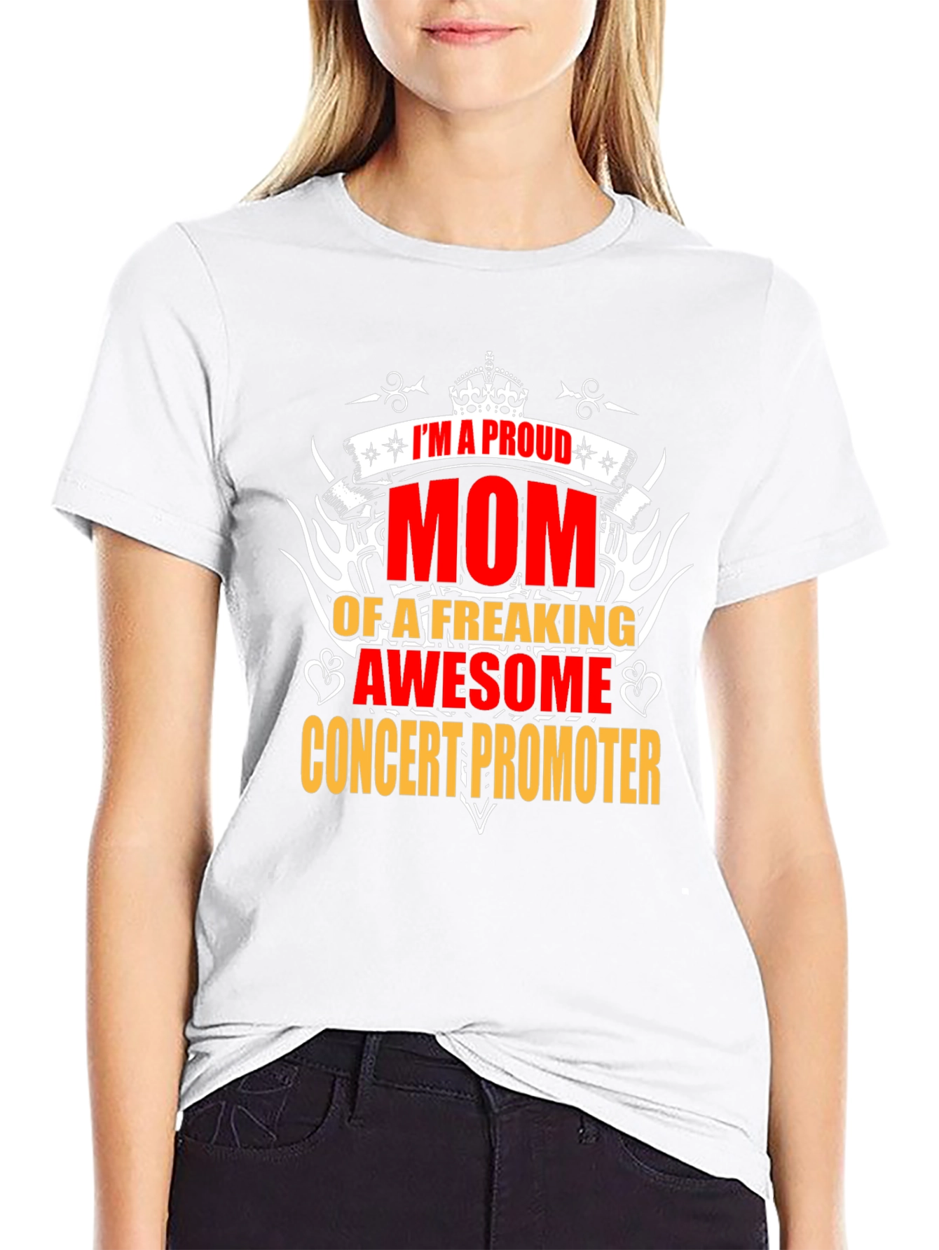 Proud Mom Concert Promoter T-Shirt - Awesome Graphic Tee