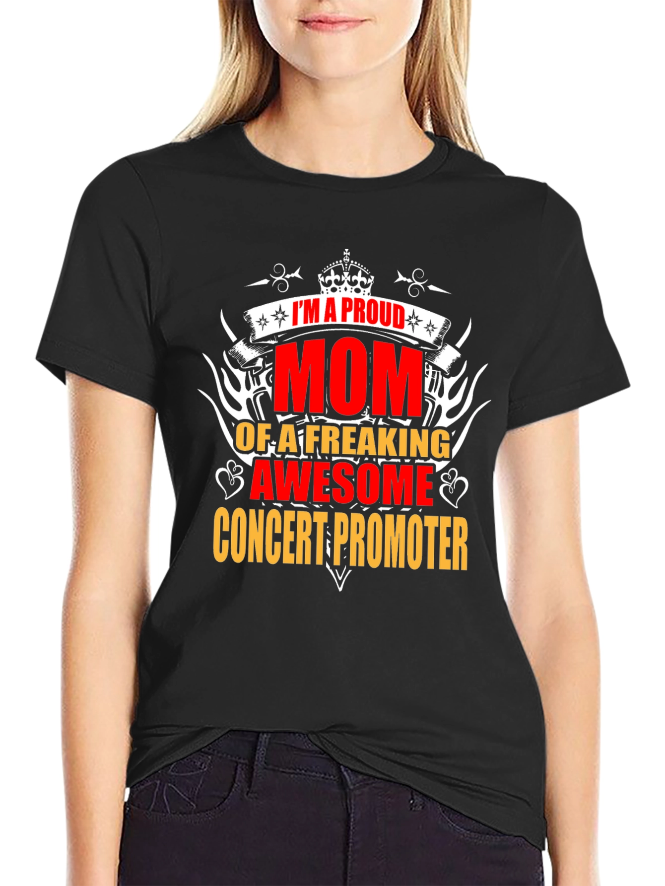 Proud Mom Concert Promoter T-Shirt - Awesome Graphic Tee