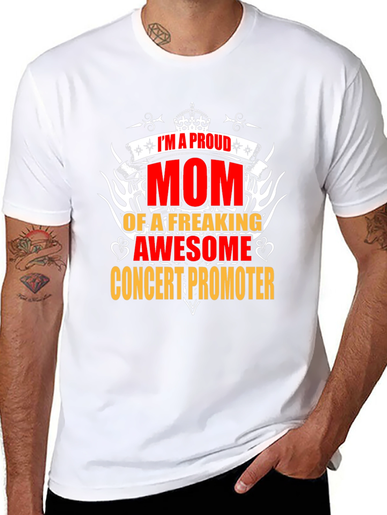 Proud Mom Concert Promoter T-Shirt - Awesome Graphic Tee