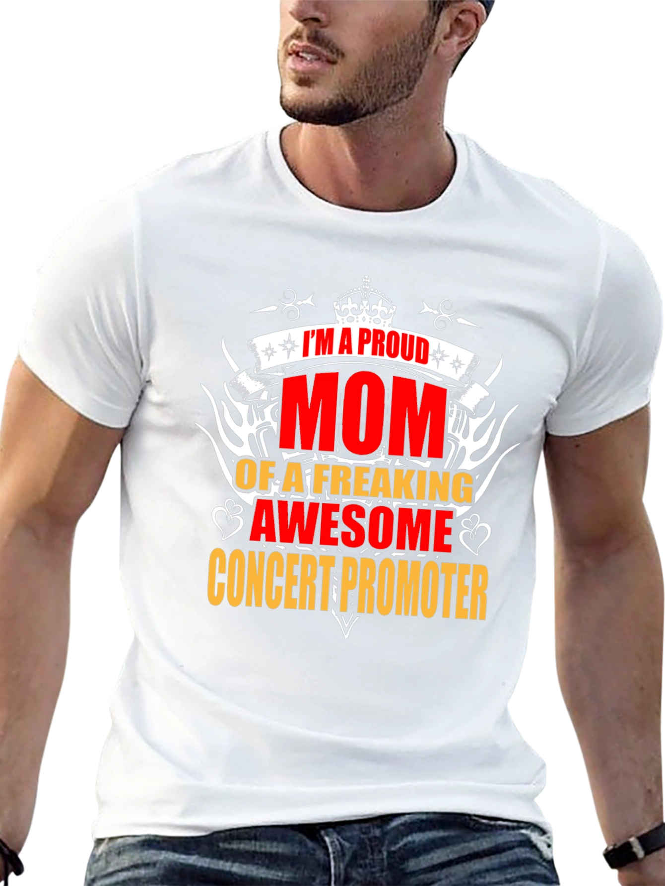 Proud Mom Concert Promoter T-Shirt - Awesome Graphic Tee