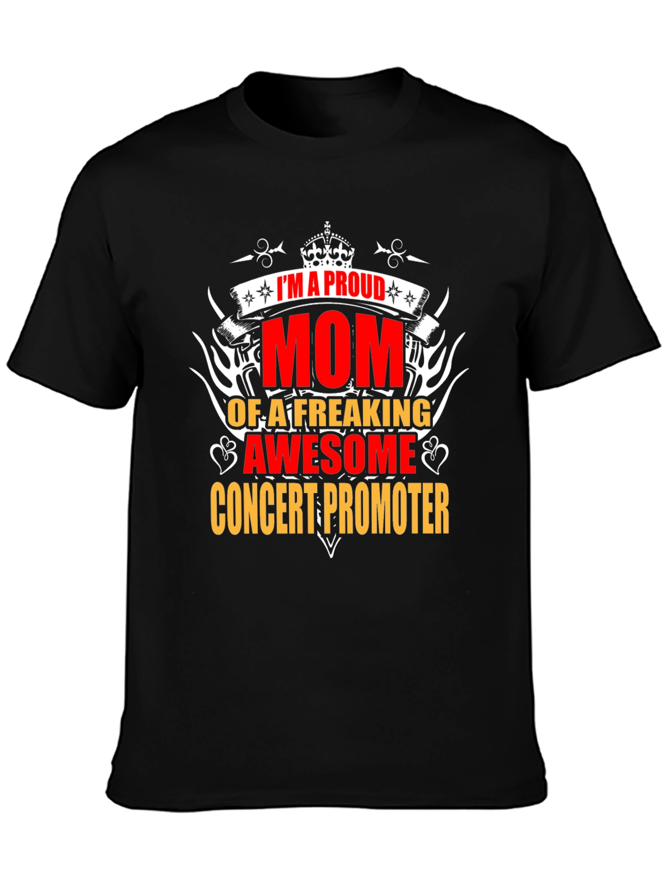 Proud Mom Concert Promoter T-Shirt - Awesome Graphic Tee