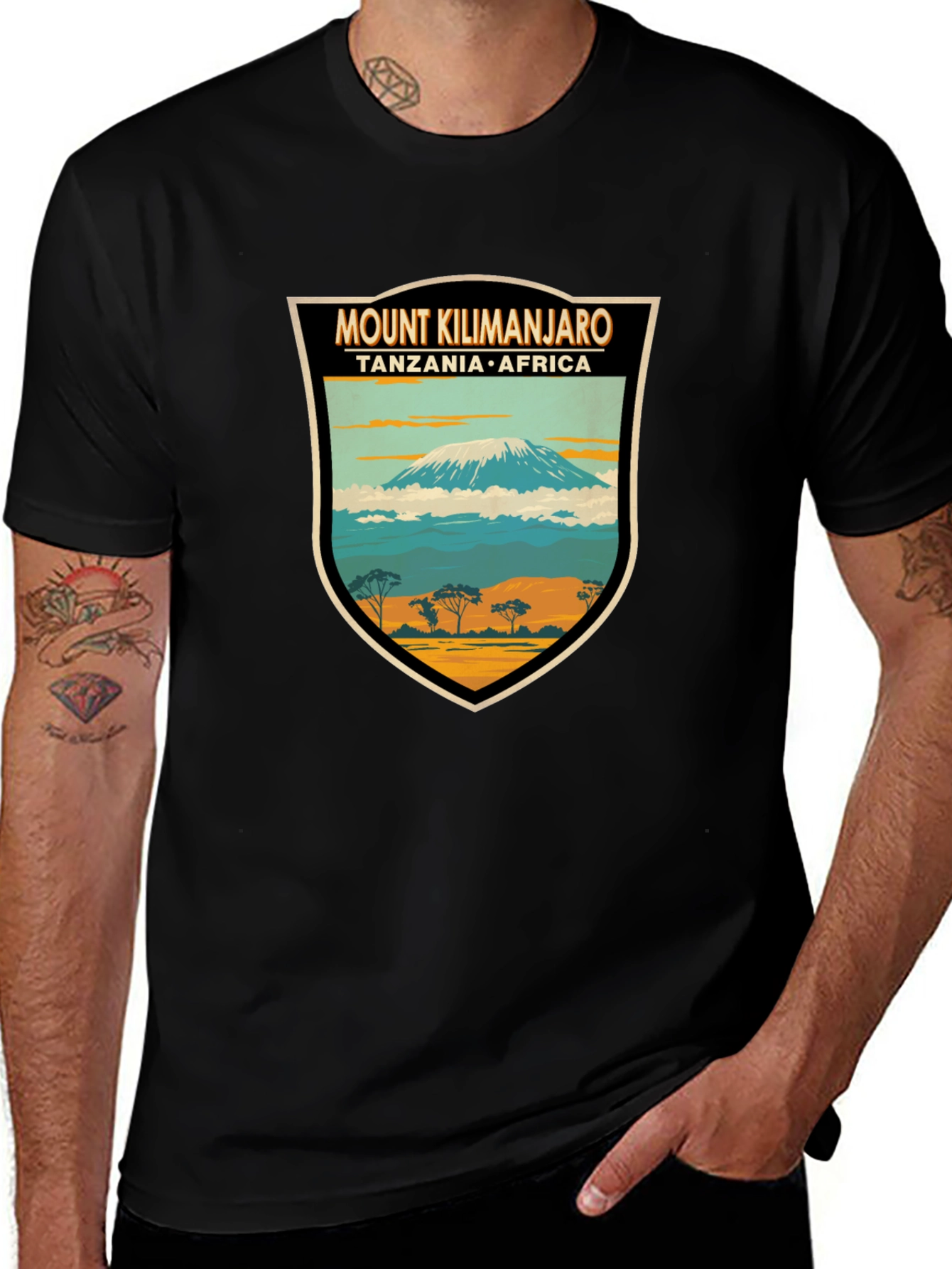 Mount Kilimanjaro Tanzania Africa Graphic T-Shirt
