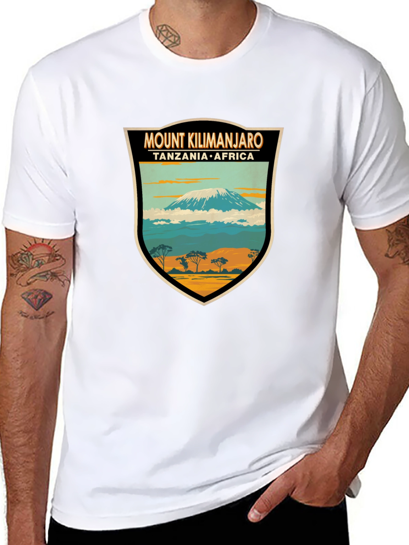 Mount Kilimanjaro Tanzania Africa Graphic T-Shirt