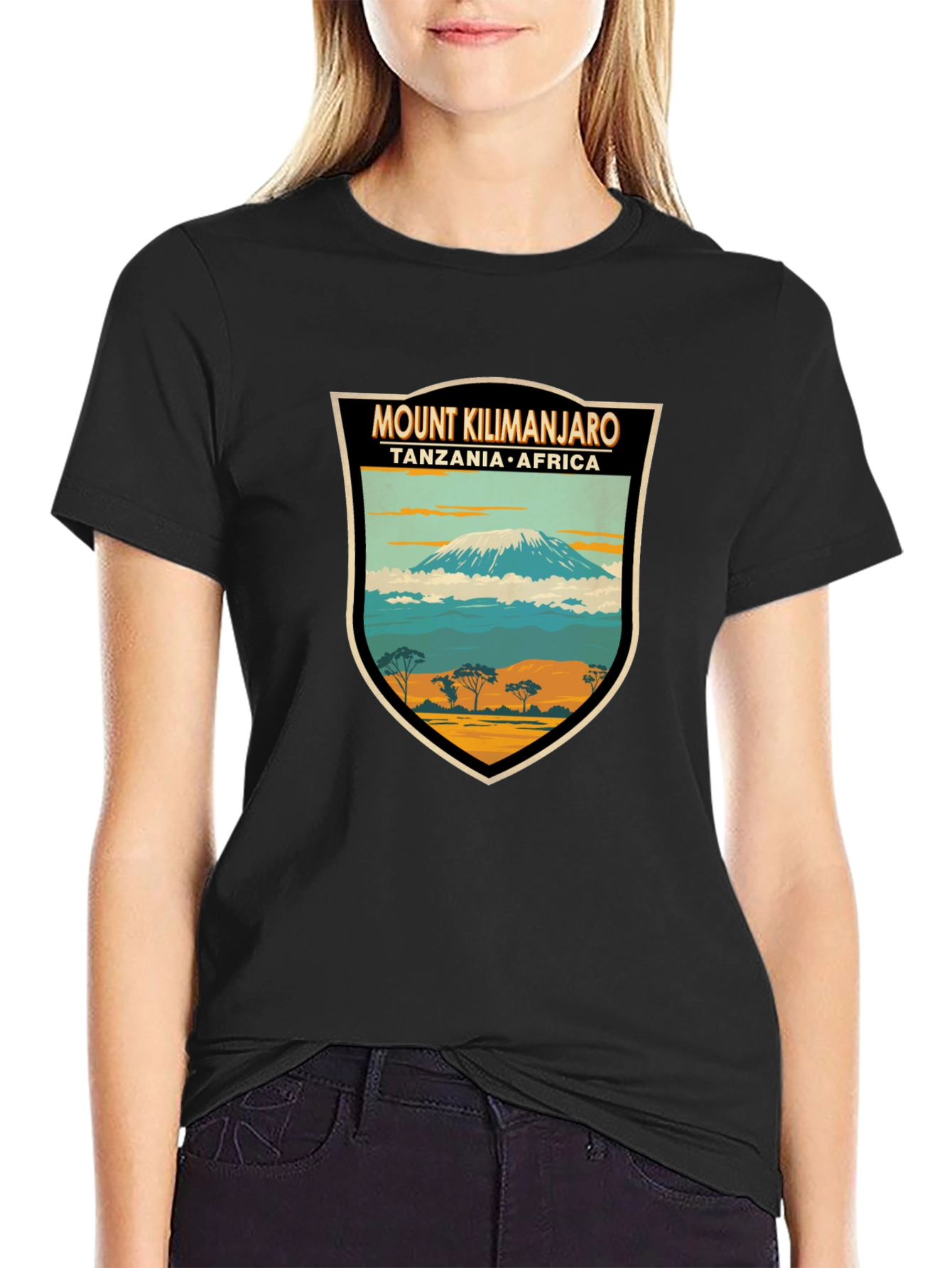 Mount Kilimanjaro Tanzania Africa Graphic T-Shirt
