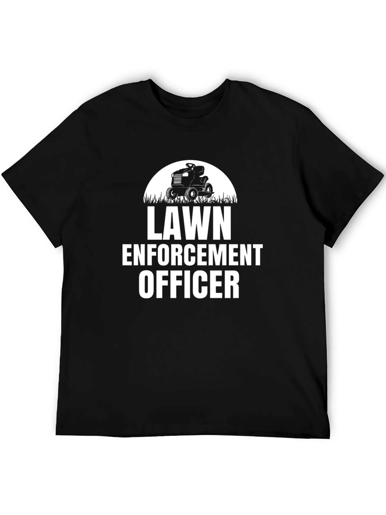 Lawn Enforcement Officer T-Shirt Funny Gardener Gift
