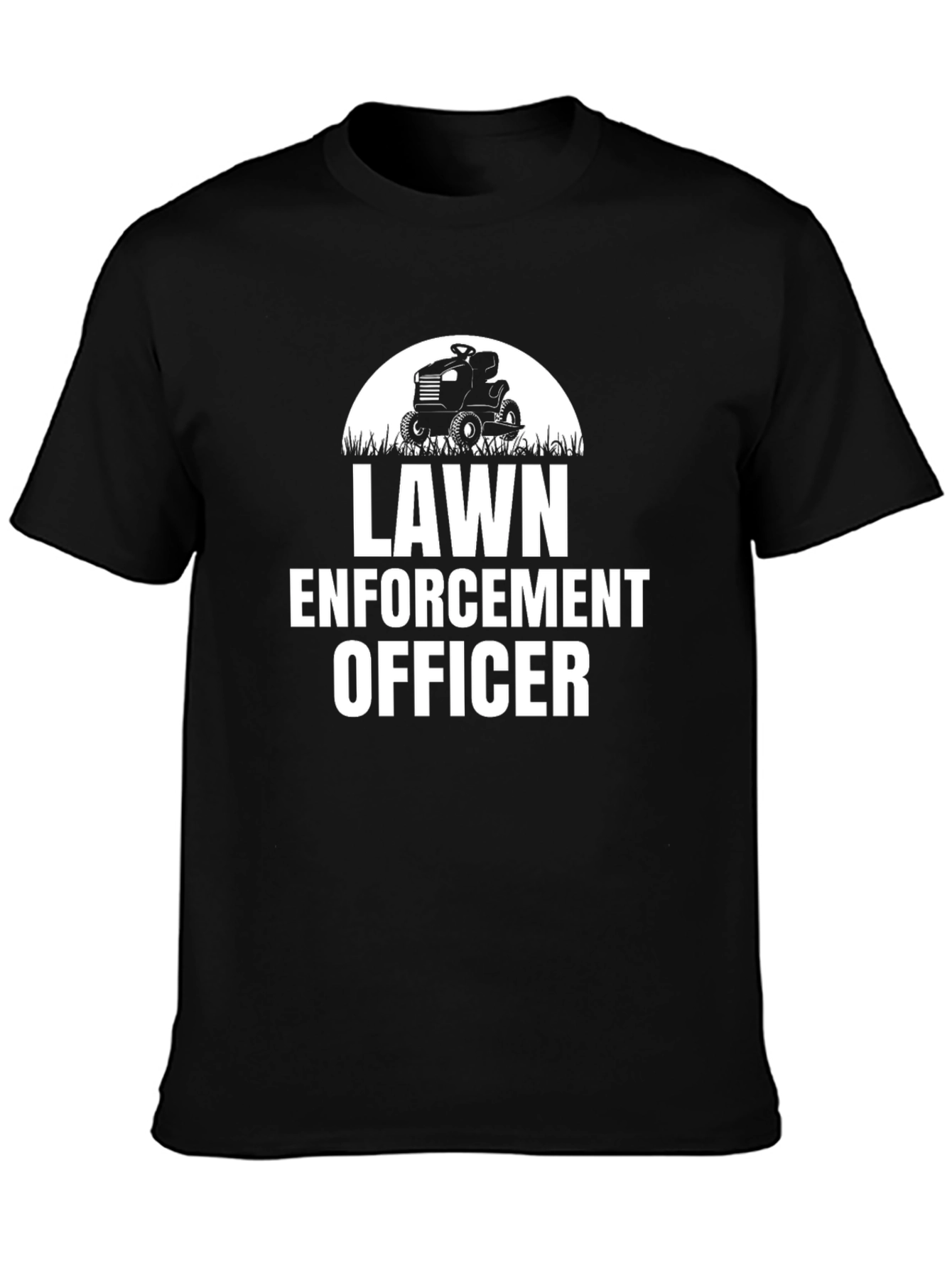 Lawn Enforcement Officer T-Shirt Funny Gardener Gift