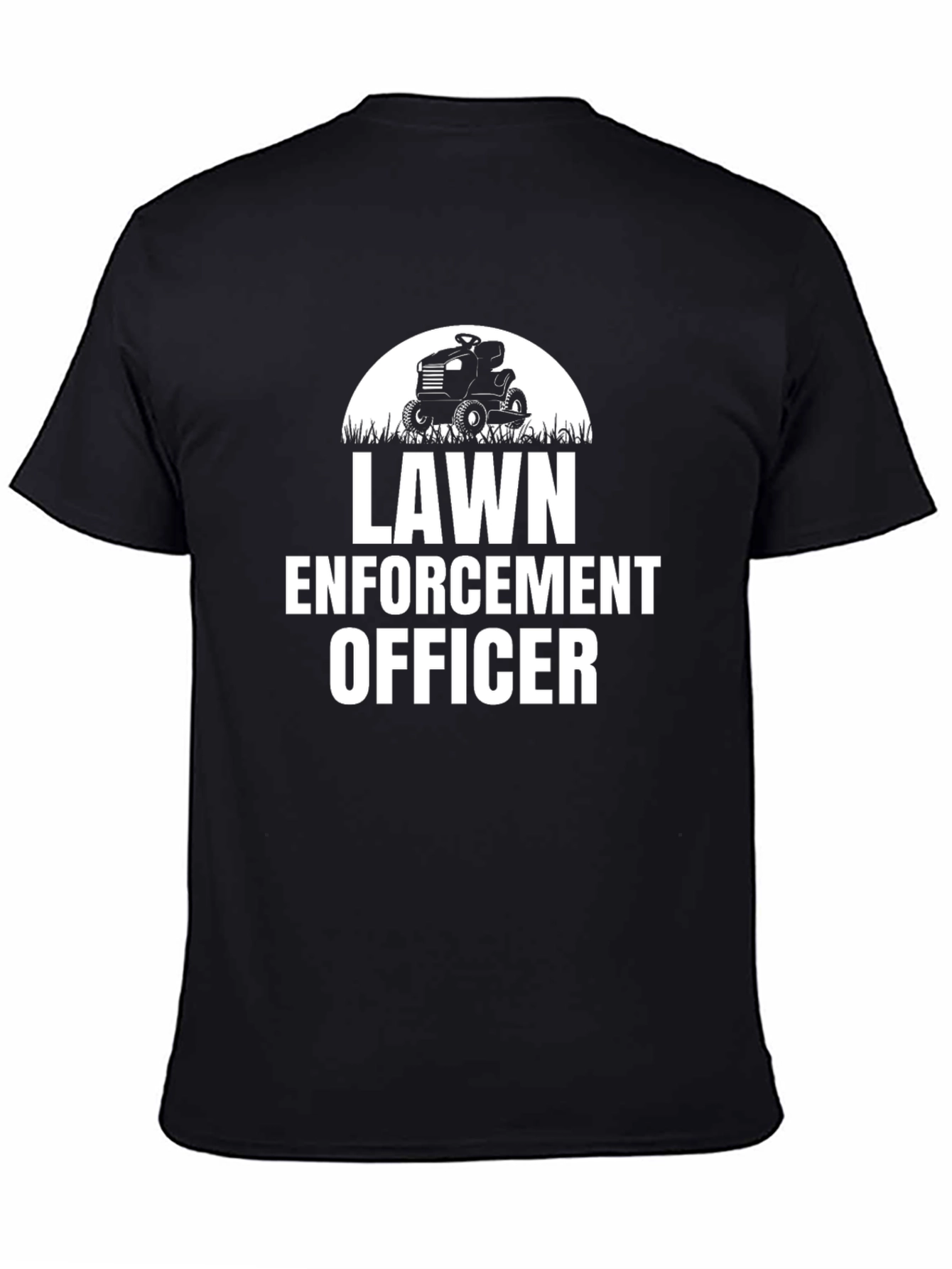 Lawn Enforcement Officer T-Shirt Funny Gardener Gift