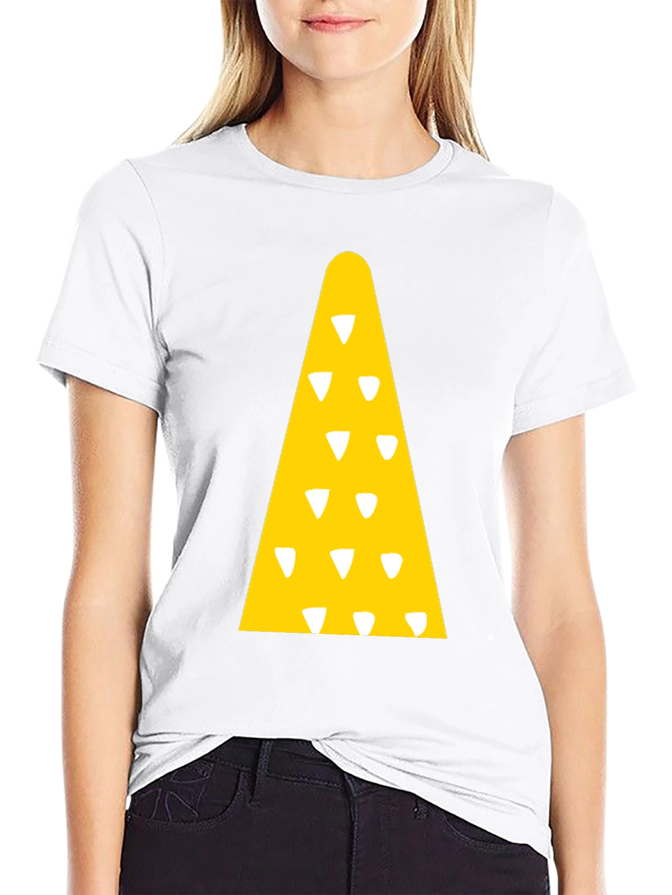 Novelty Triangle Pattern T-Shirt