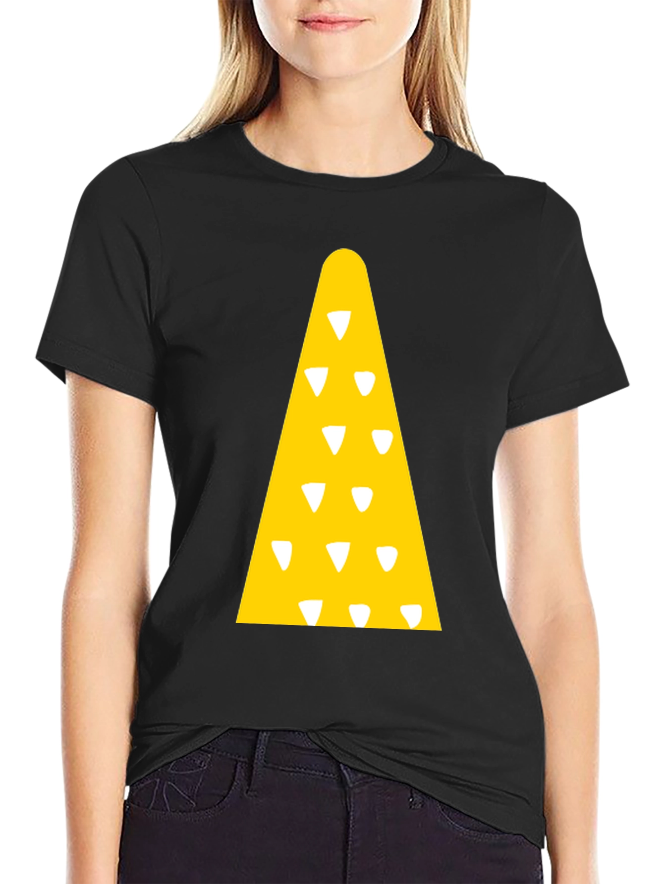 Novelty Triangle Pattern T-Shirt