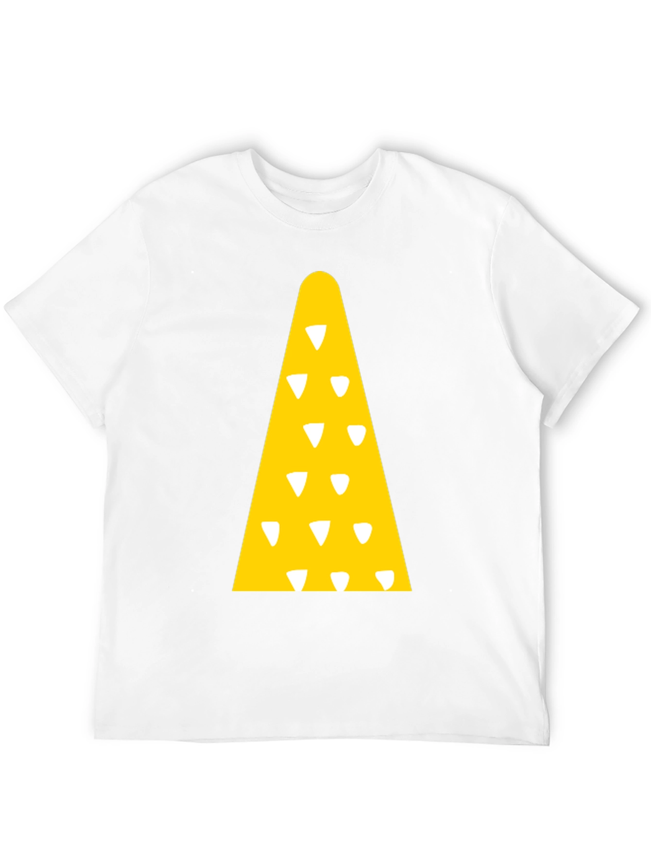 Novelty Triangle Pattern T-Shirt