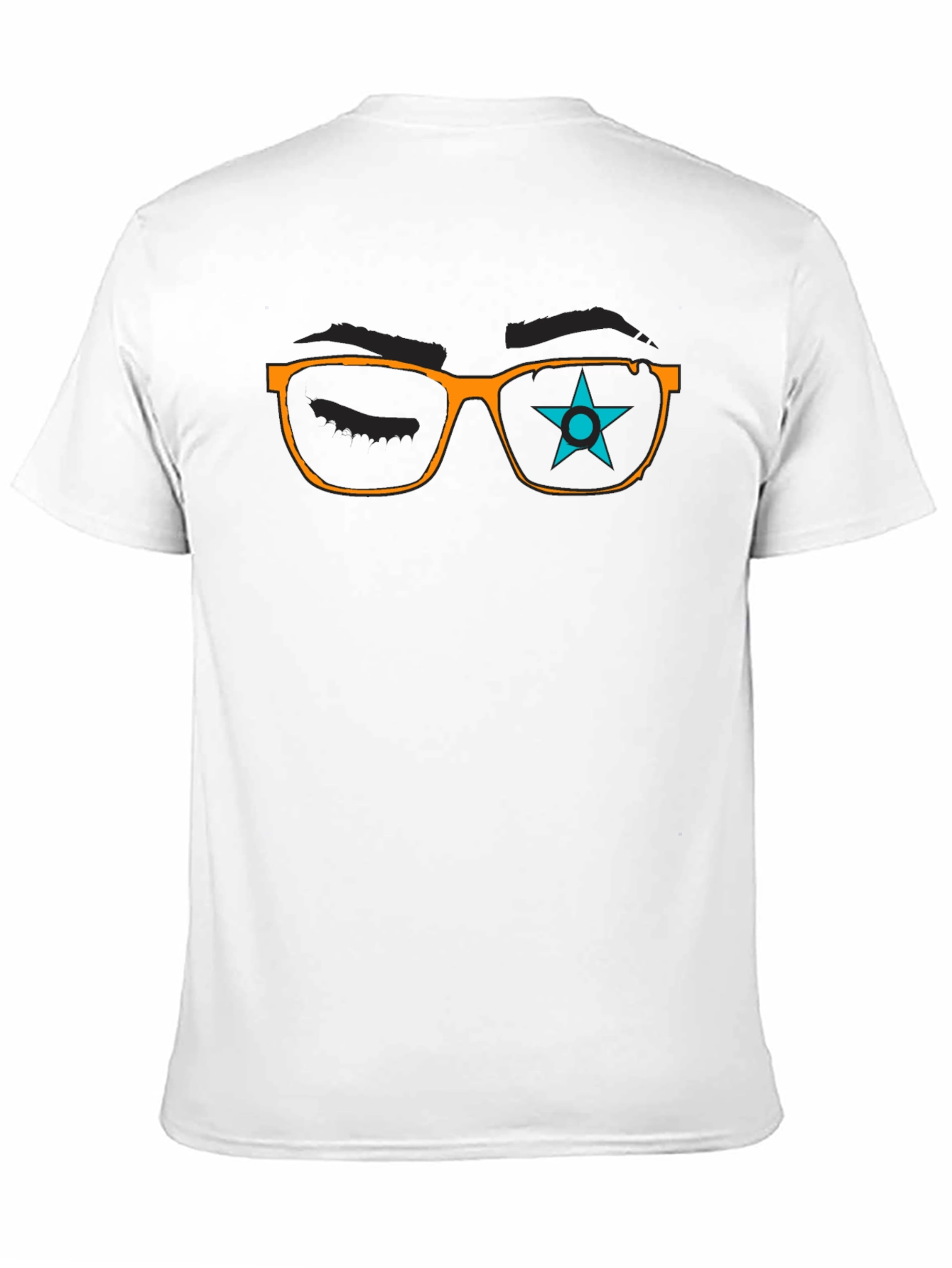 Star Eyeglasses Graphic T-Shirt
