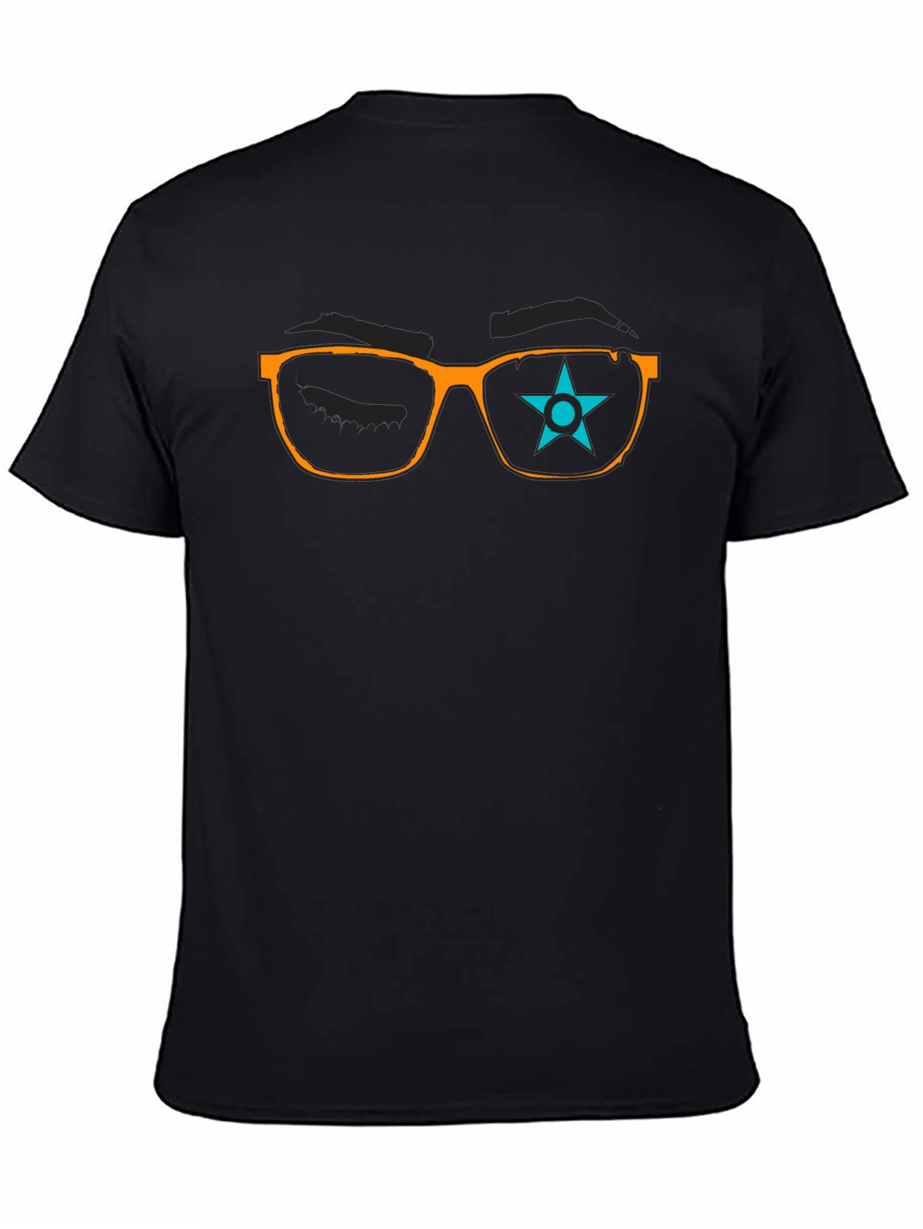 Star Eyeglasses Graphic T-Shirt