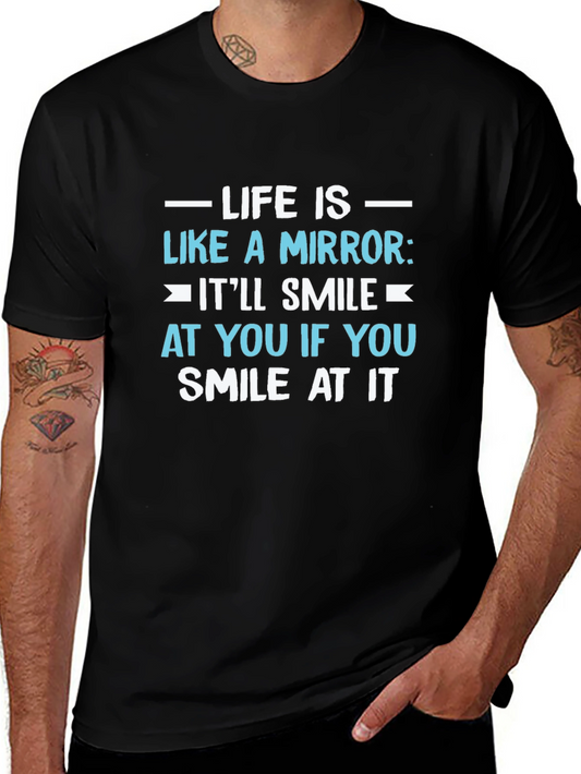 Life is Like a Mirror Graphic T-Shirt