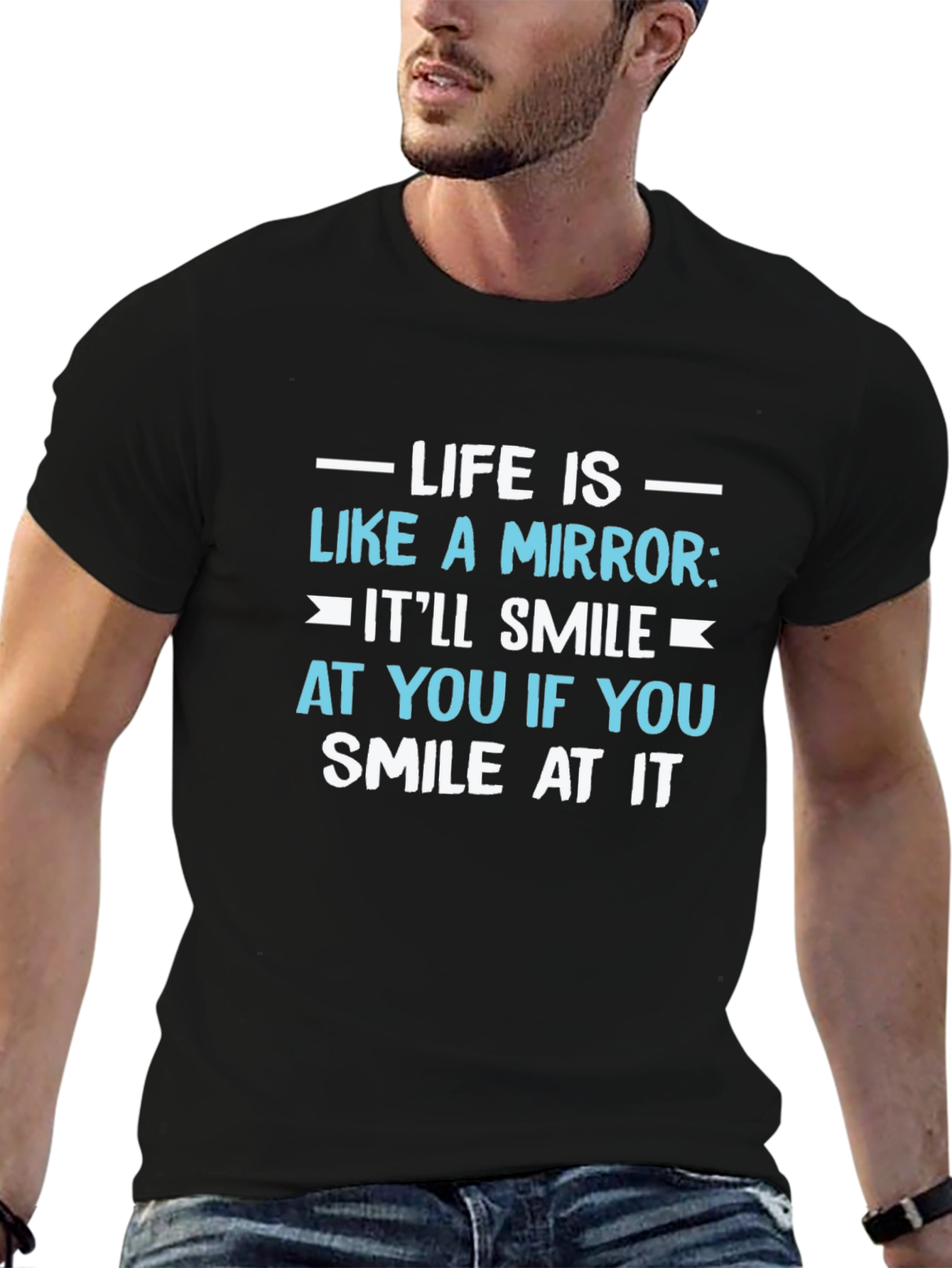 Life is Like a Mirror Graphic T-Shirt