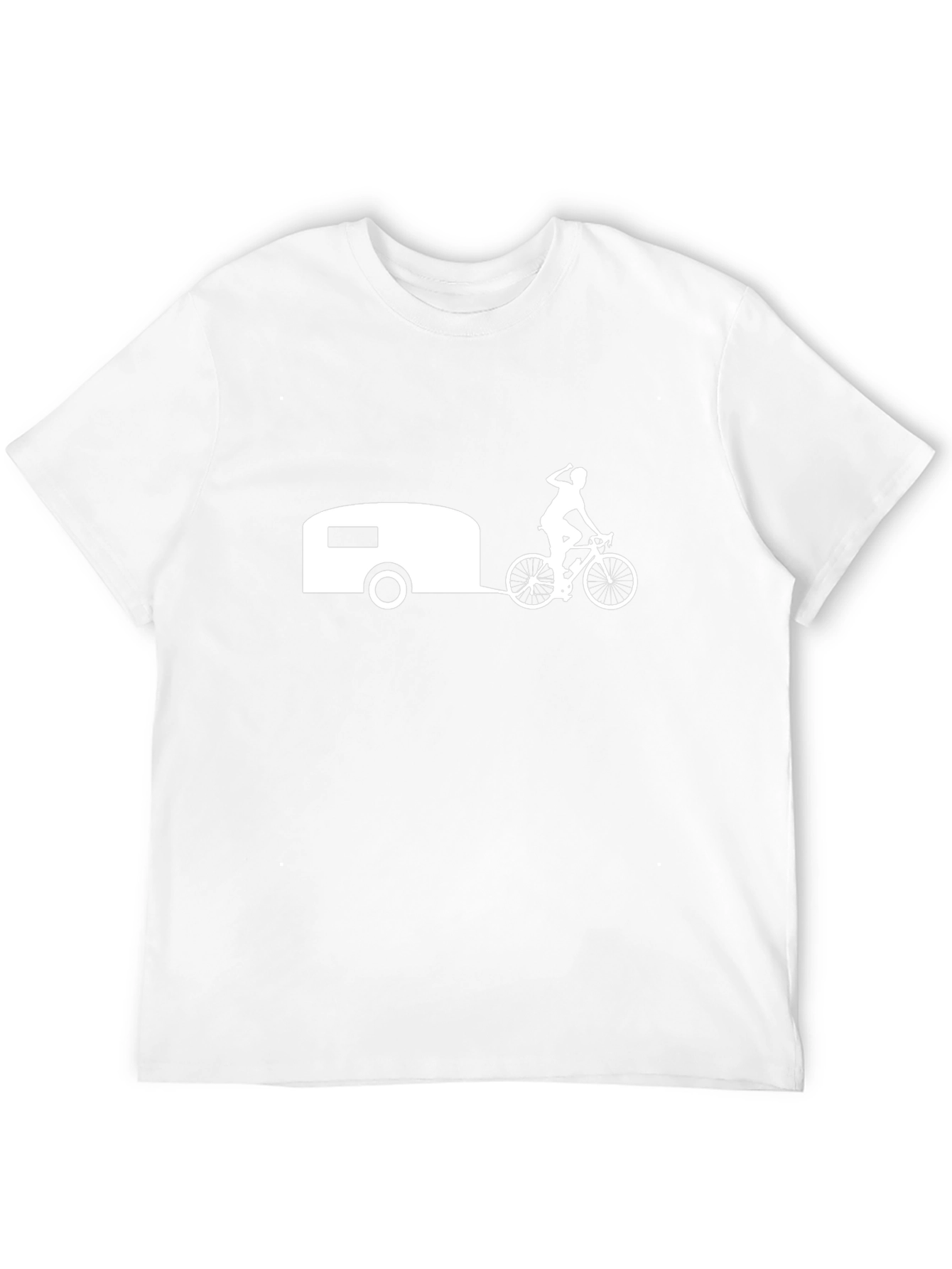 Cycling Camper T-Shirt - Adventure Road Trip Tee